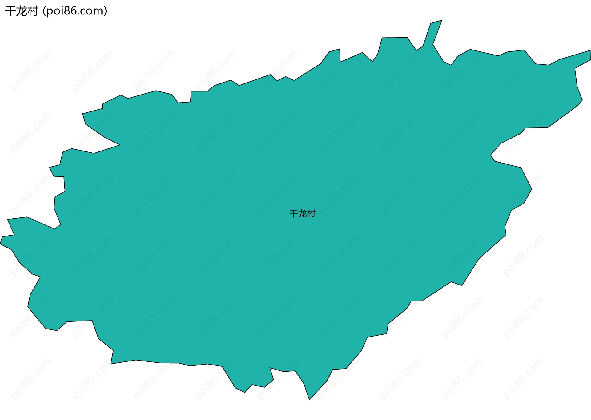 干龙村边界地图