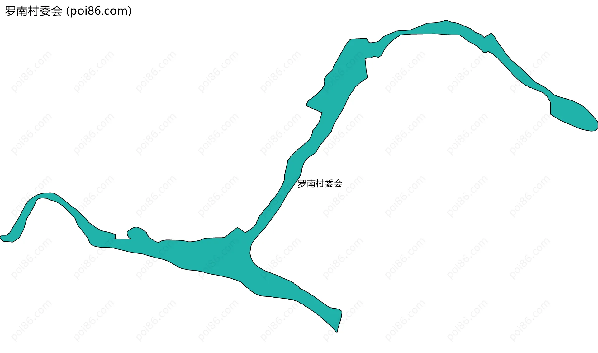 罗南村委会边界地图