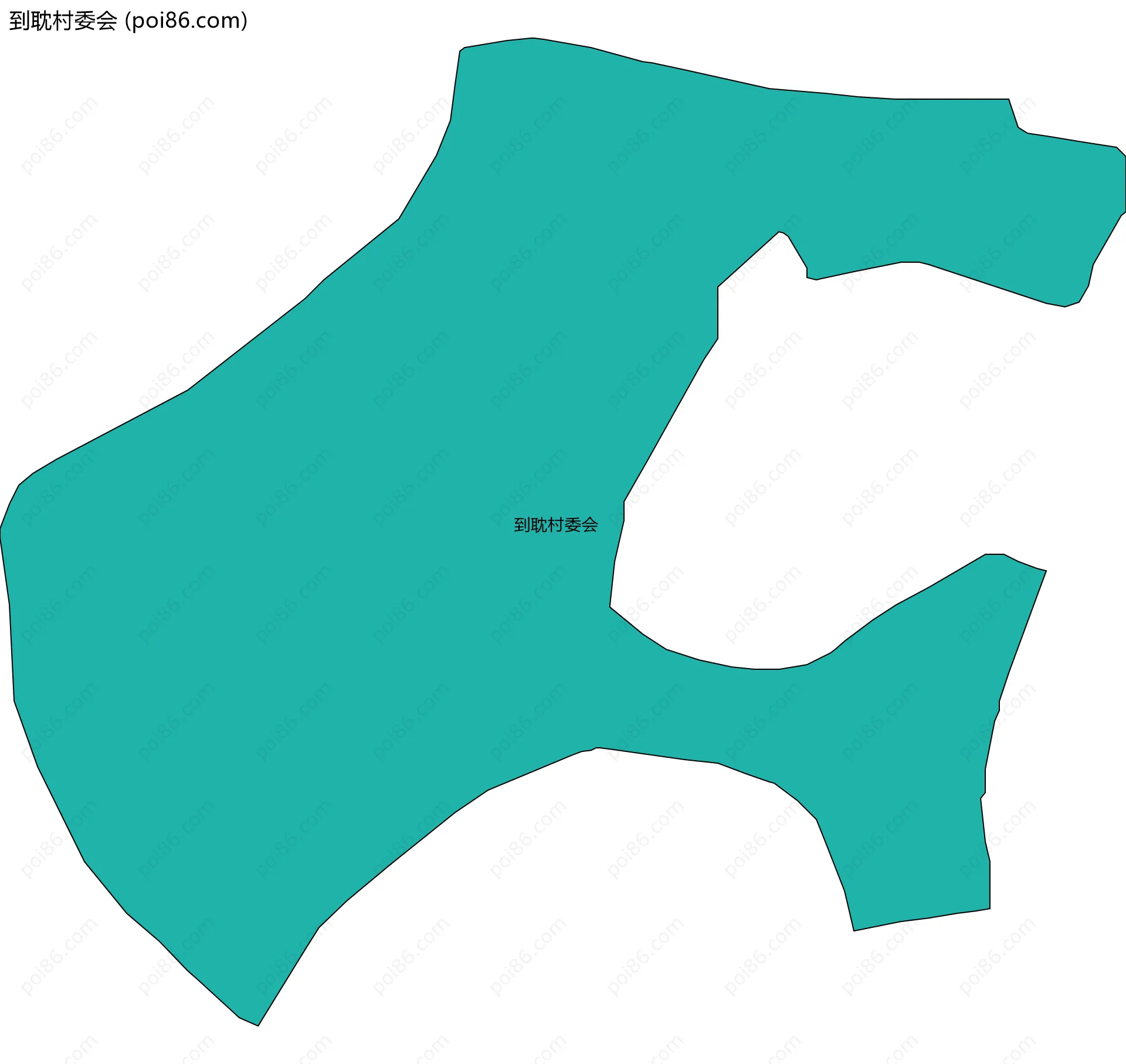 到耽村委会边界地图