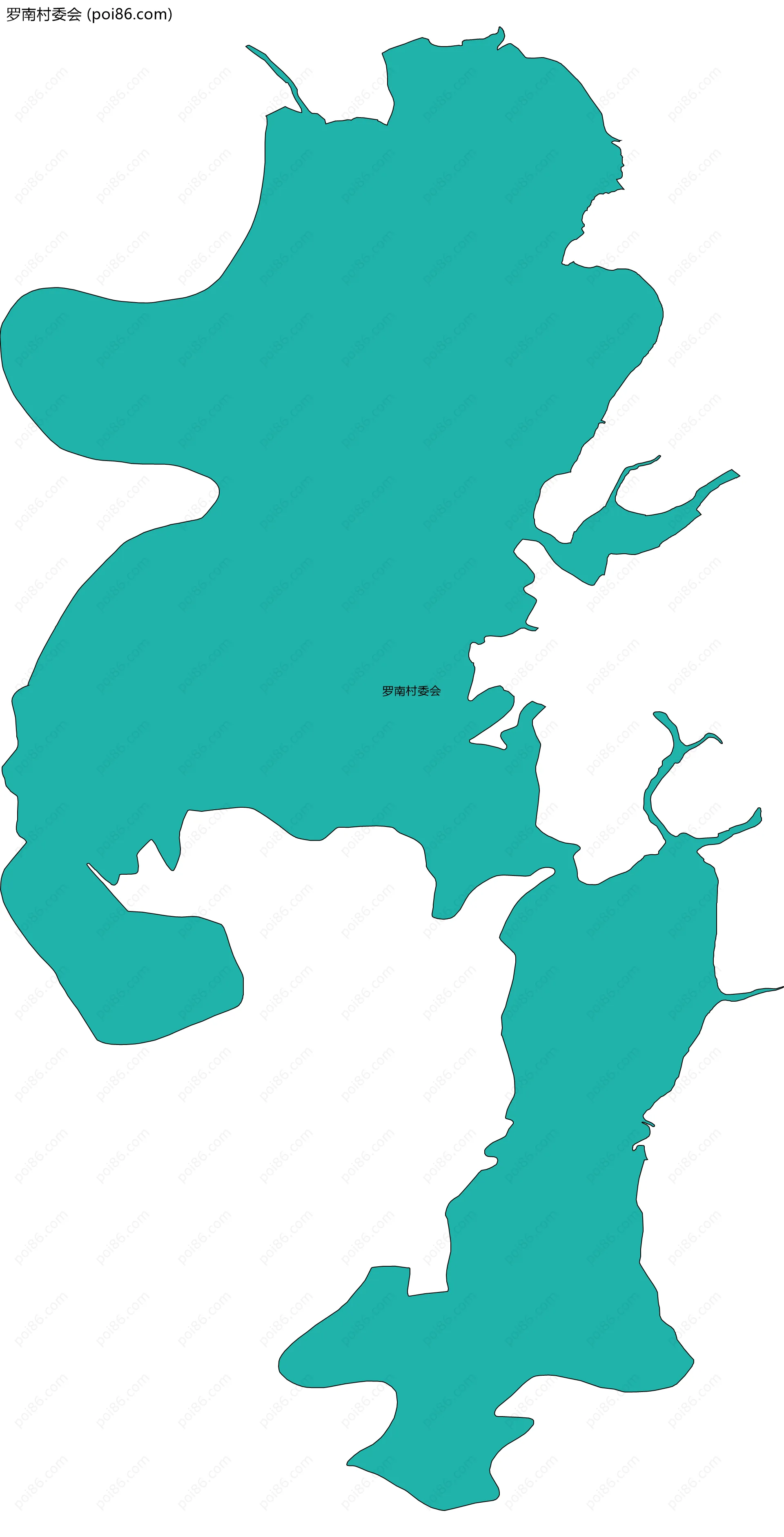 罗南村委会边界地图