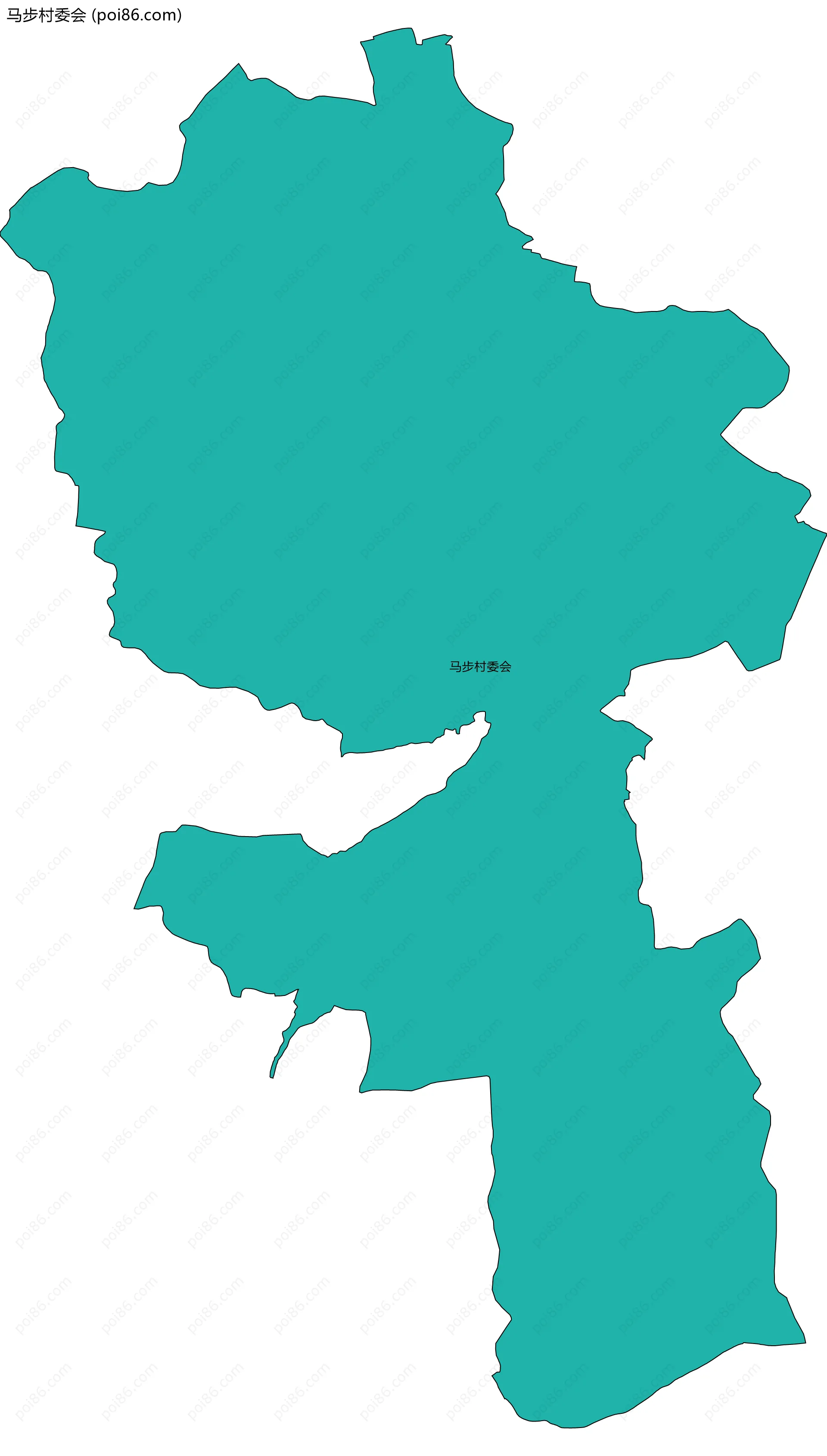 马步村委会边界地图