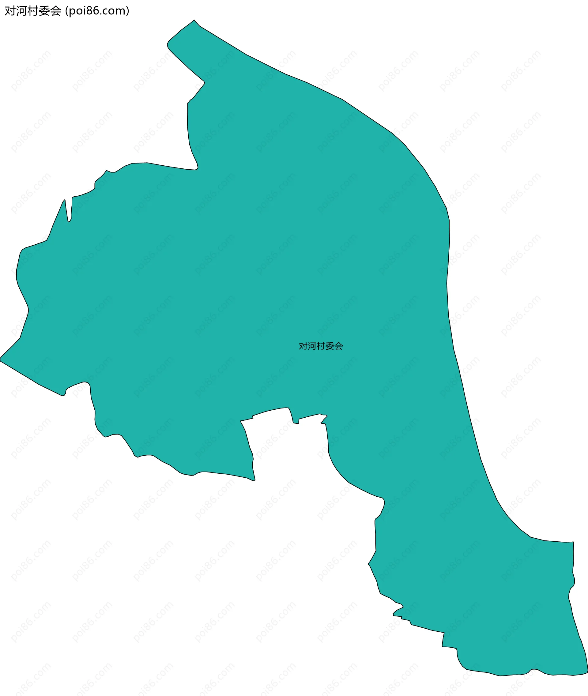 对河村委会边界地图