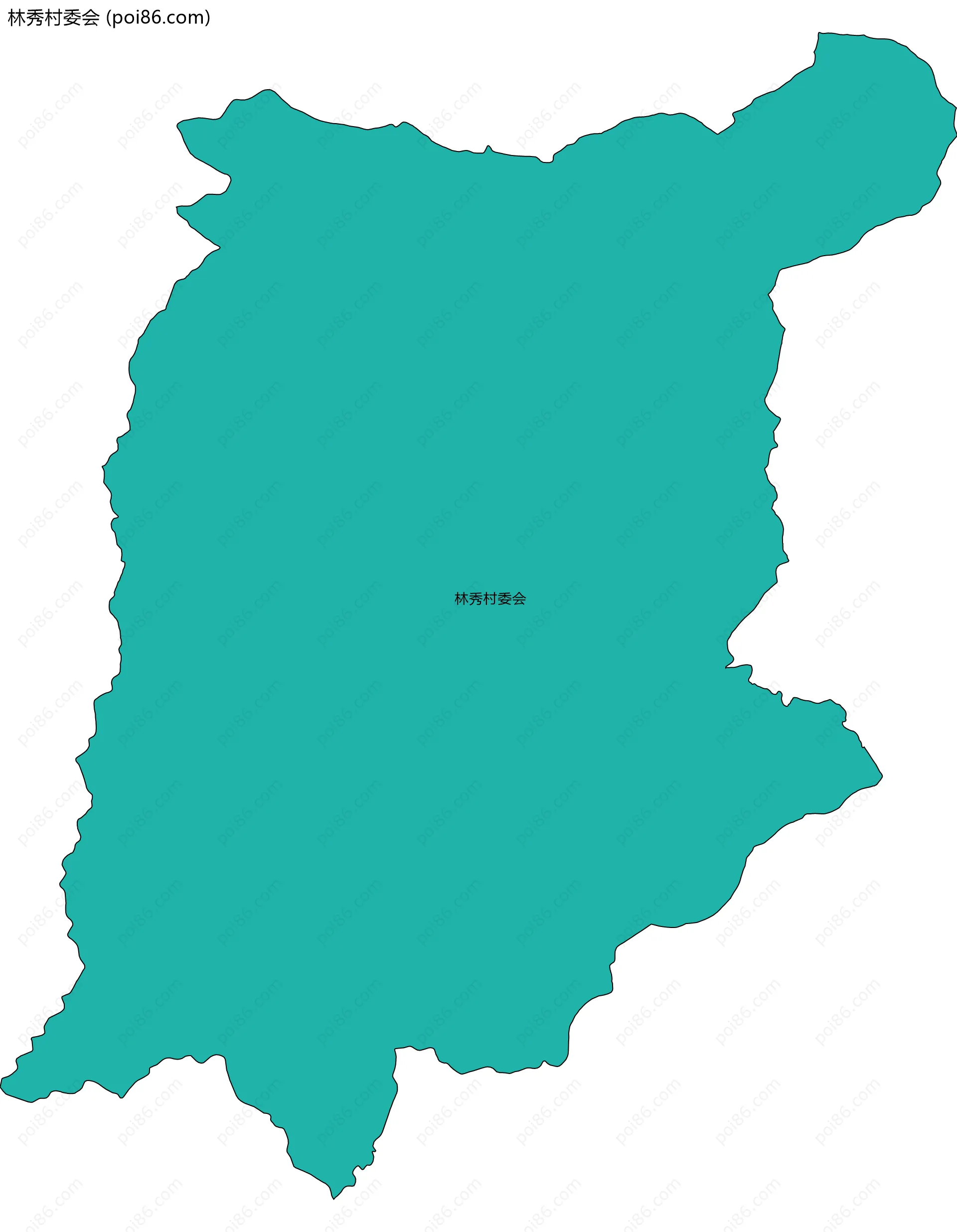 林秀村委会边界地图