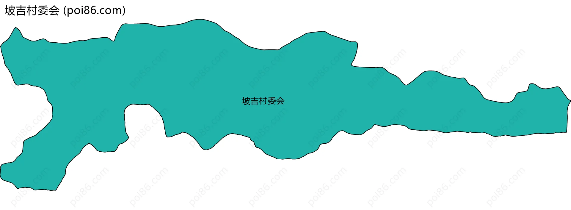 坡吉村委会边界地图