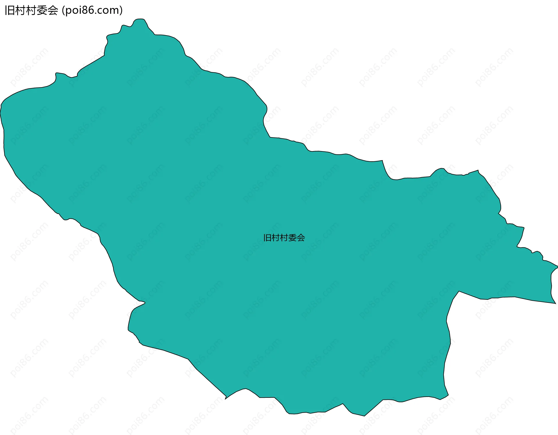 旧村村委会边界地图