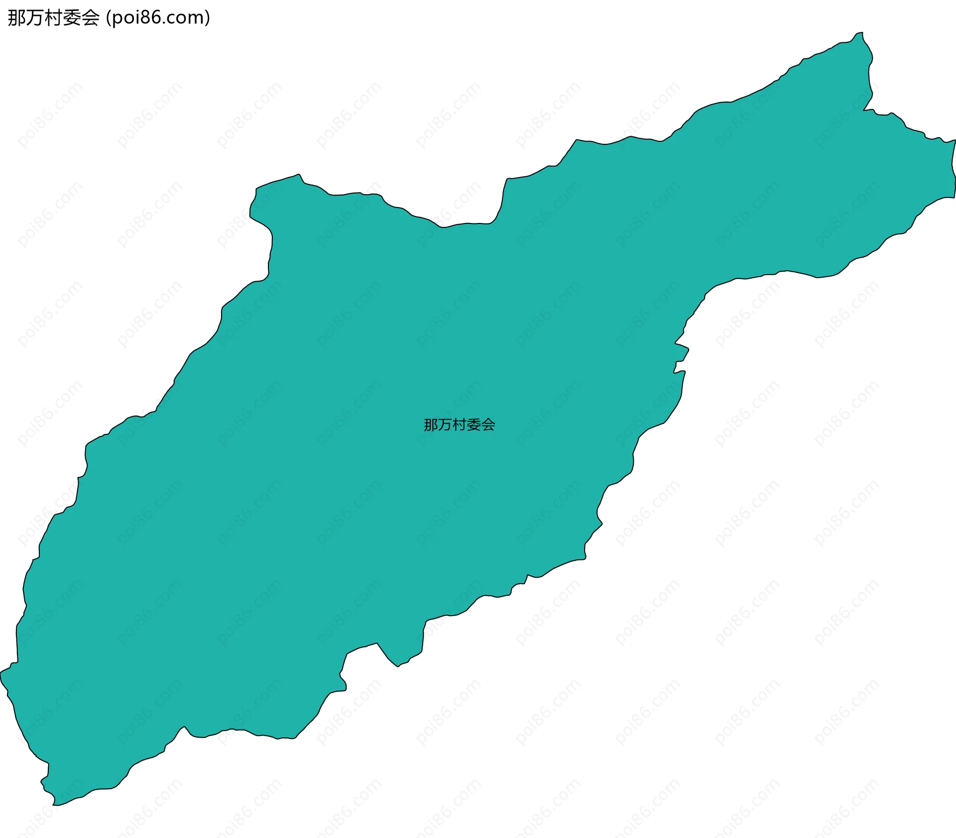 那万村委会边界地图