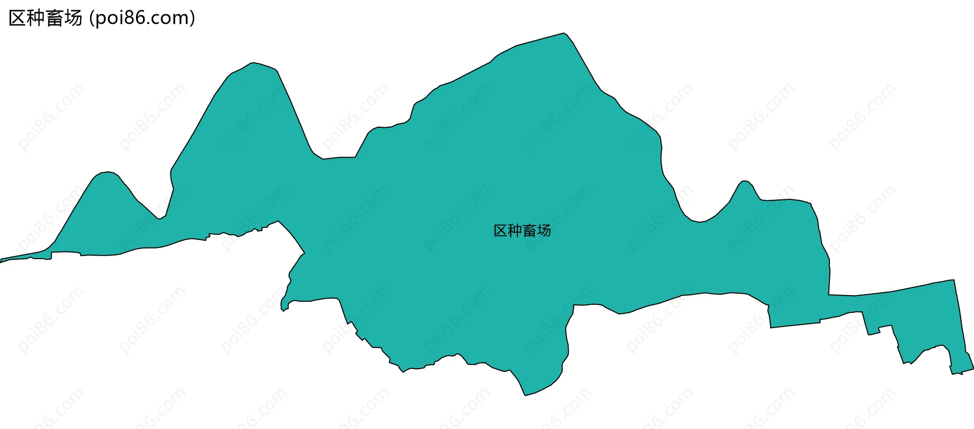 区种畜场边界地图
