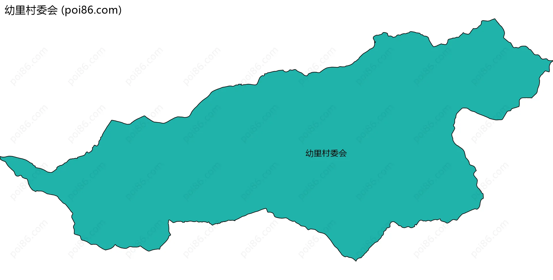 幼里村委会边界地图