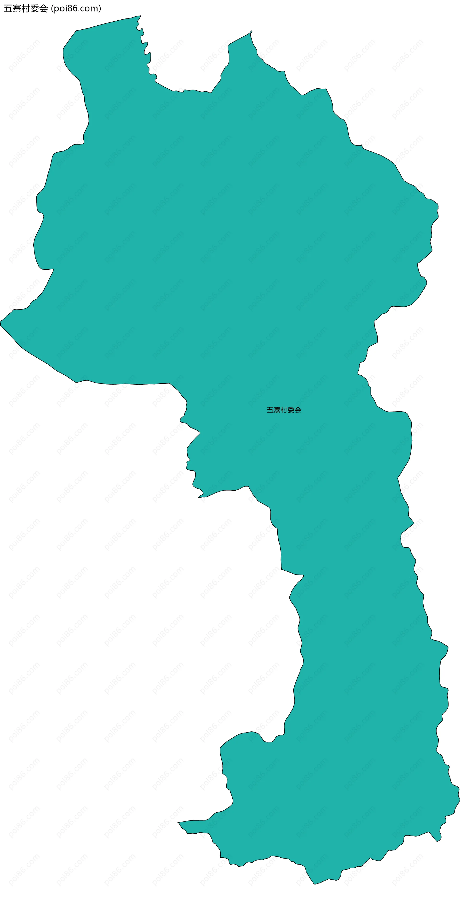 五寨村委会边界地图