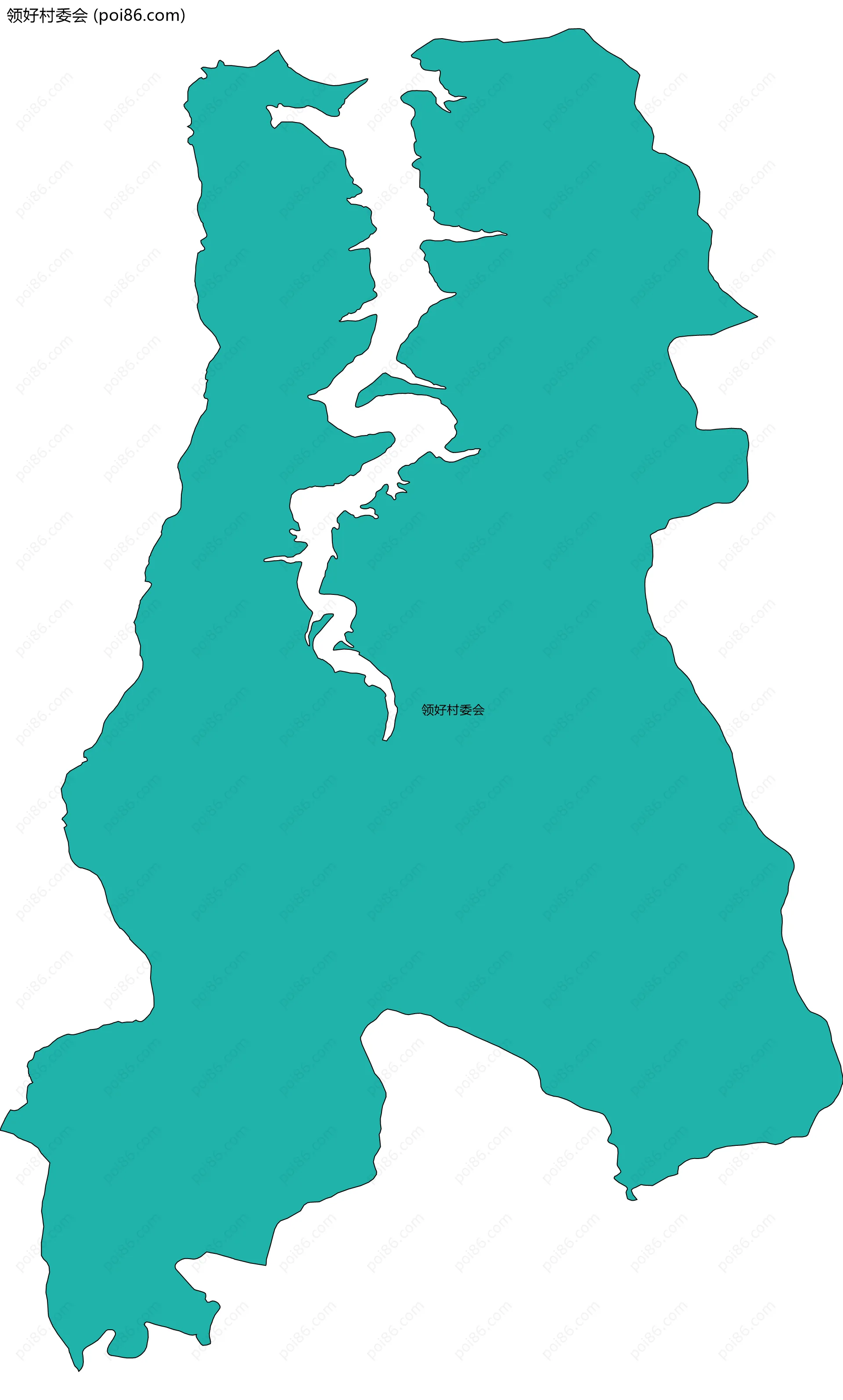 领好村委会边界地图
