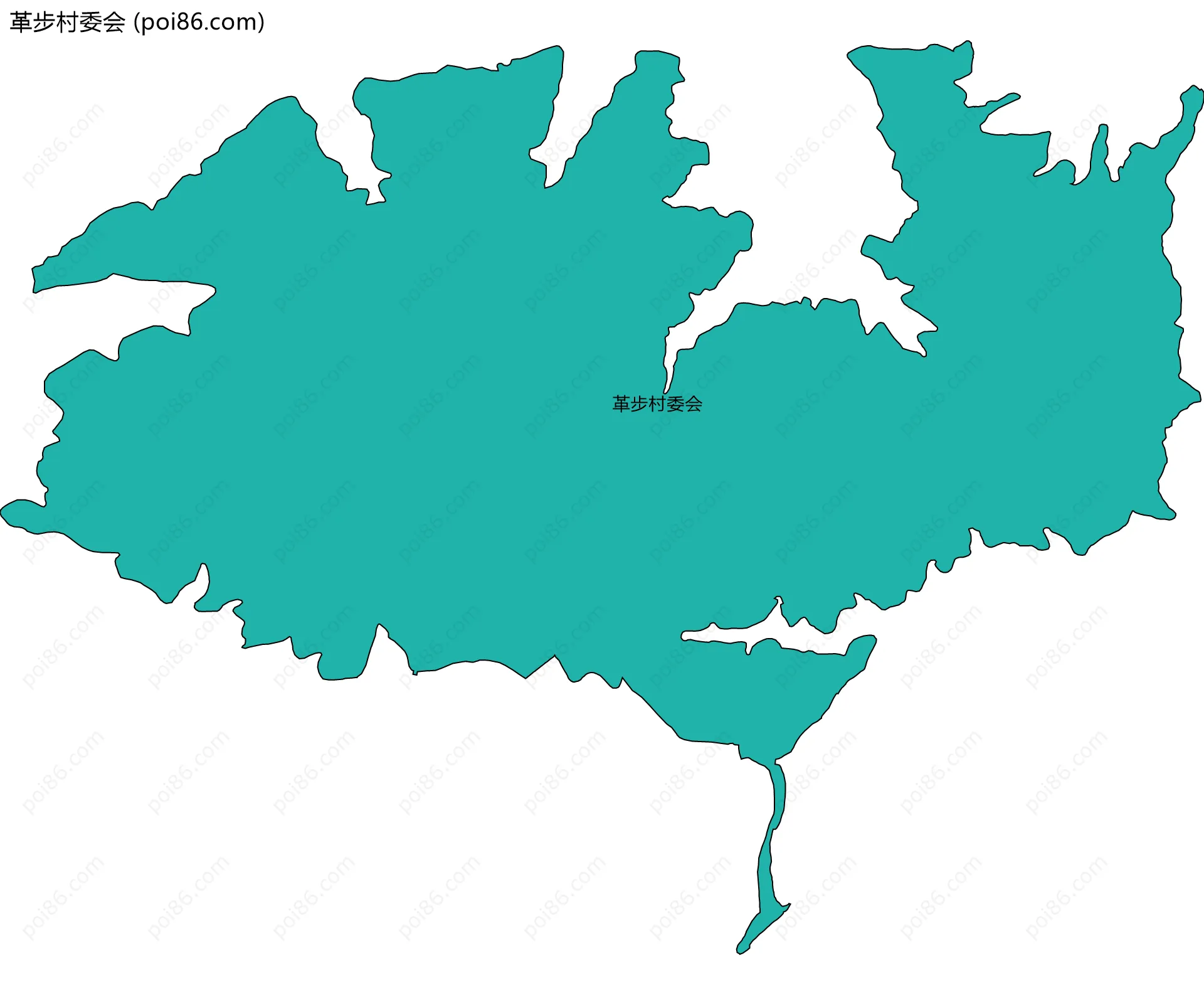 革步村委会边界地图