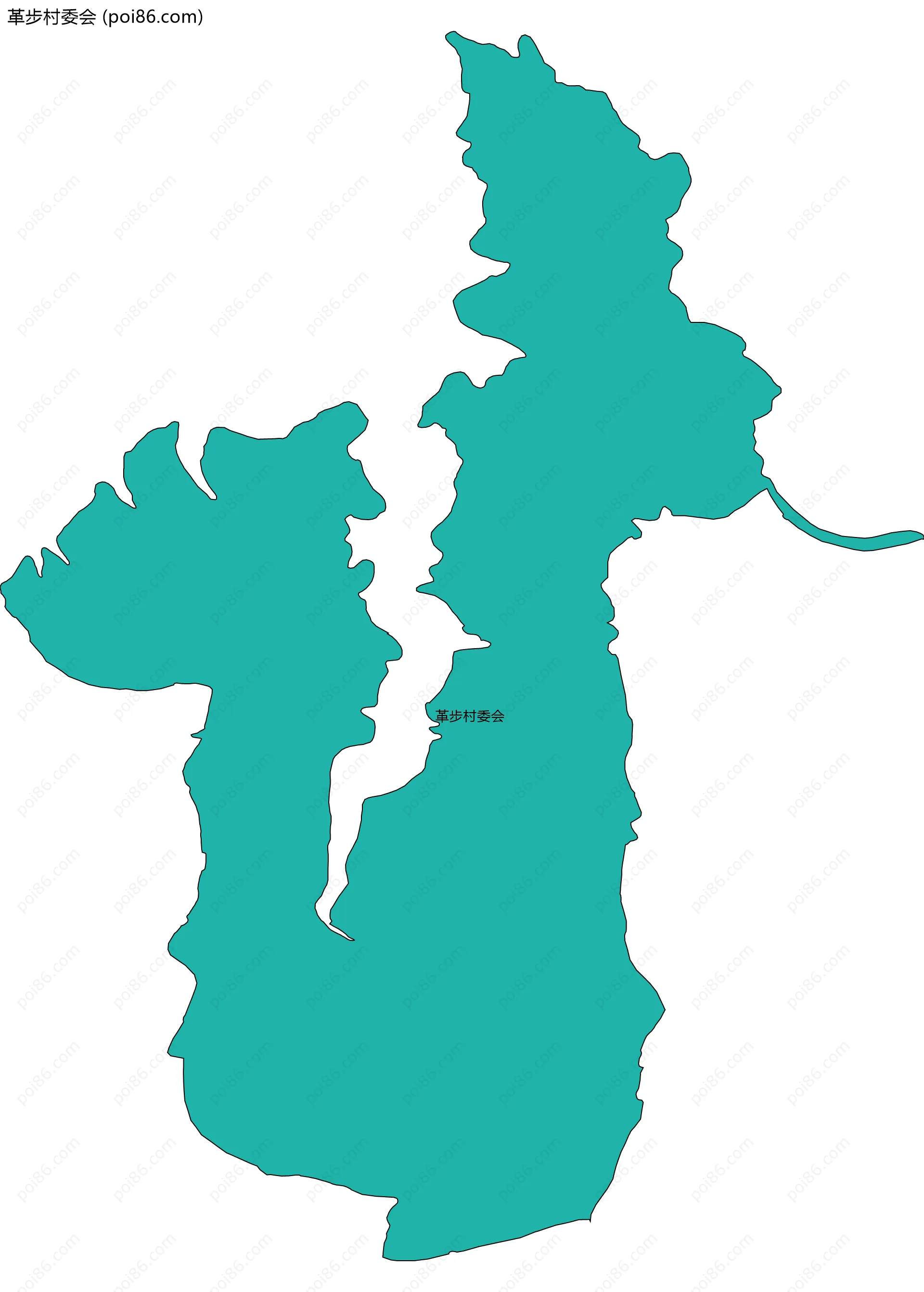 革步村委会边界地图