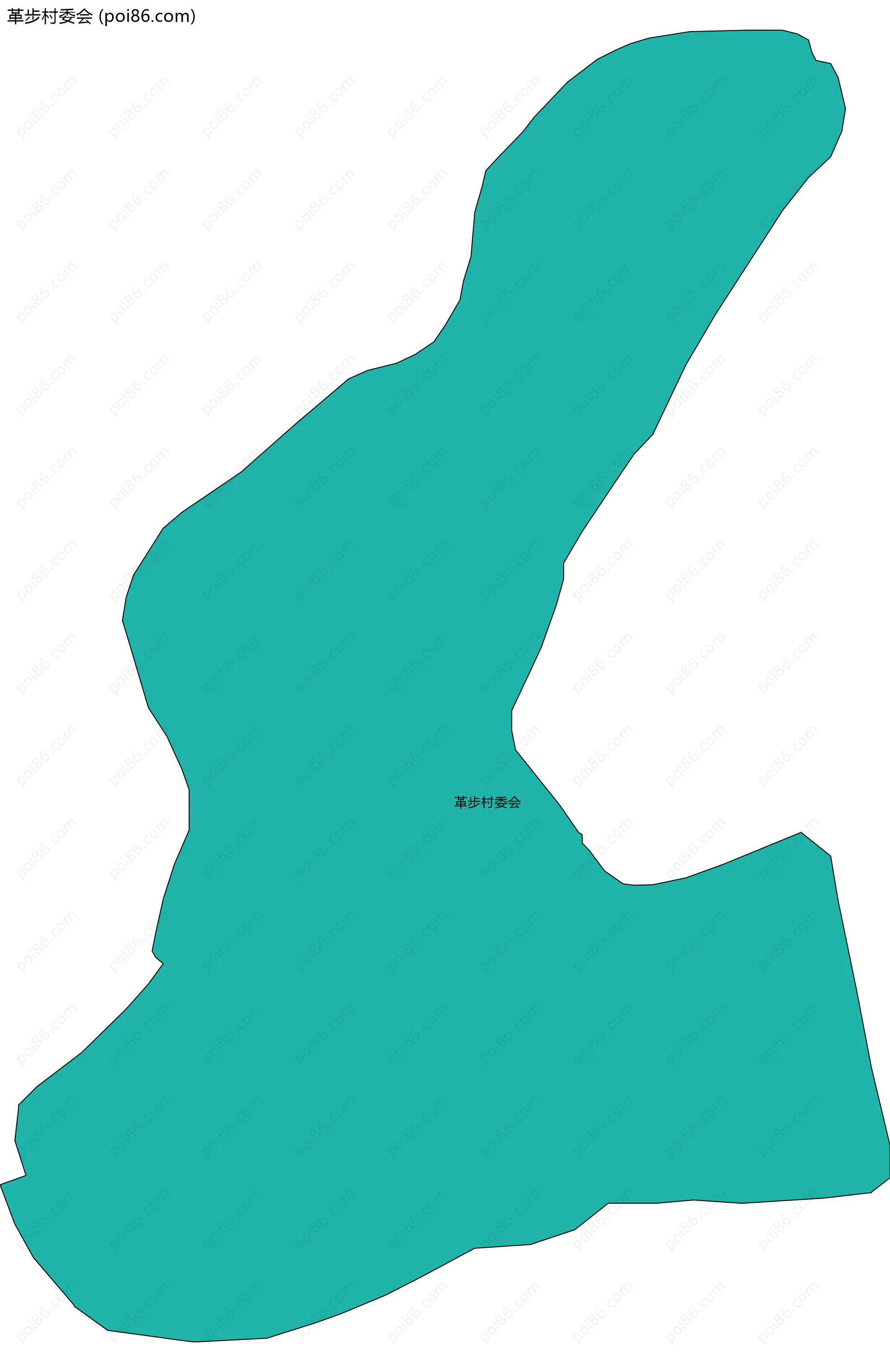 革步村委会边界地图