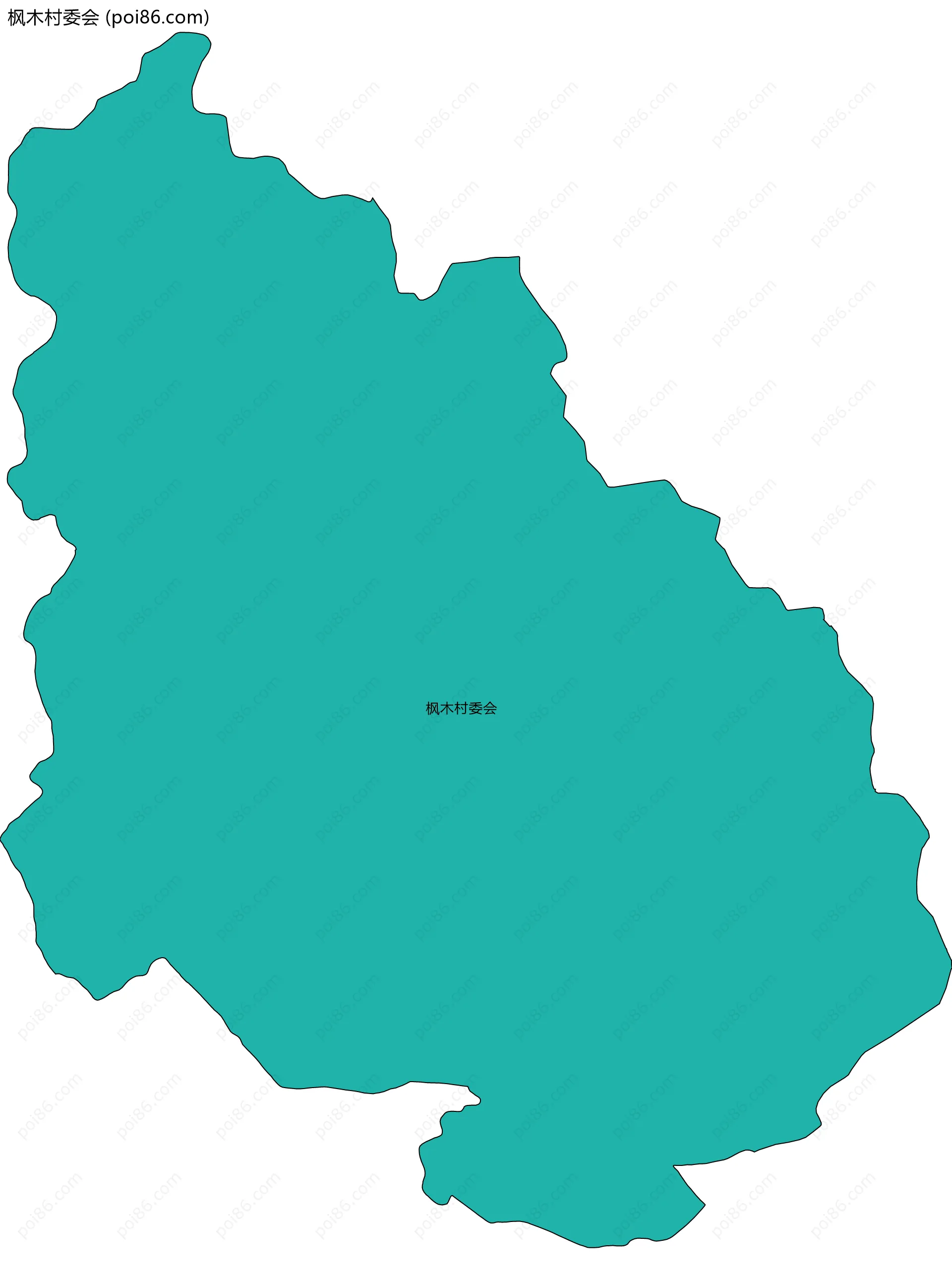 枫木村委会边界地图