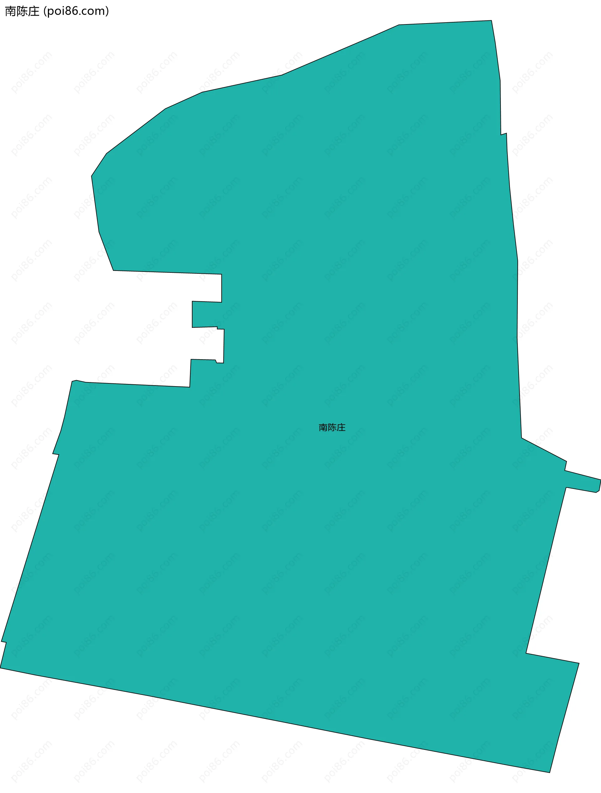 南陈庄边界地图