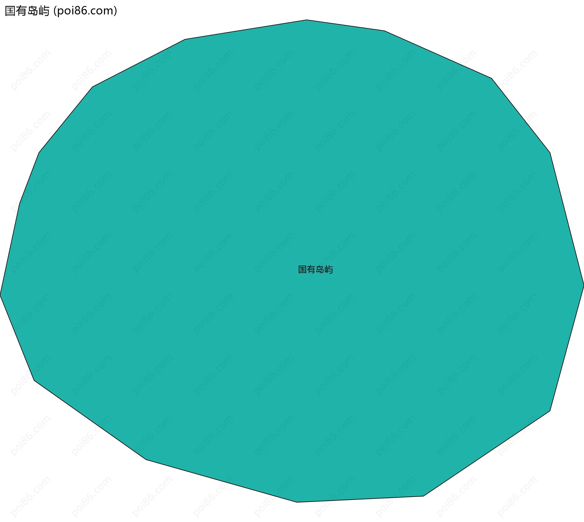 国有岛屿边界地图