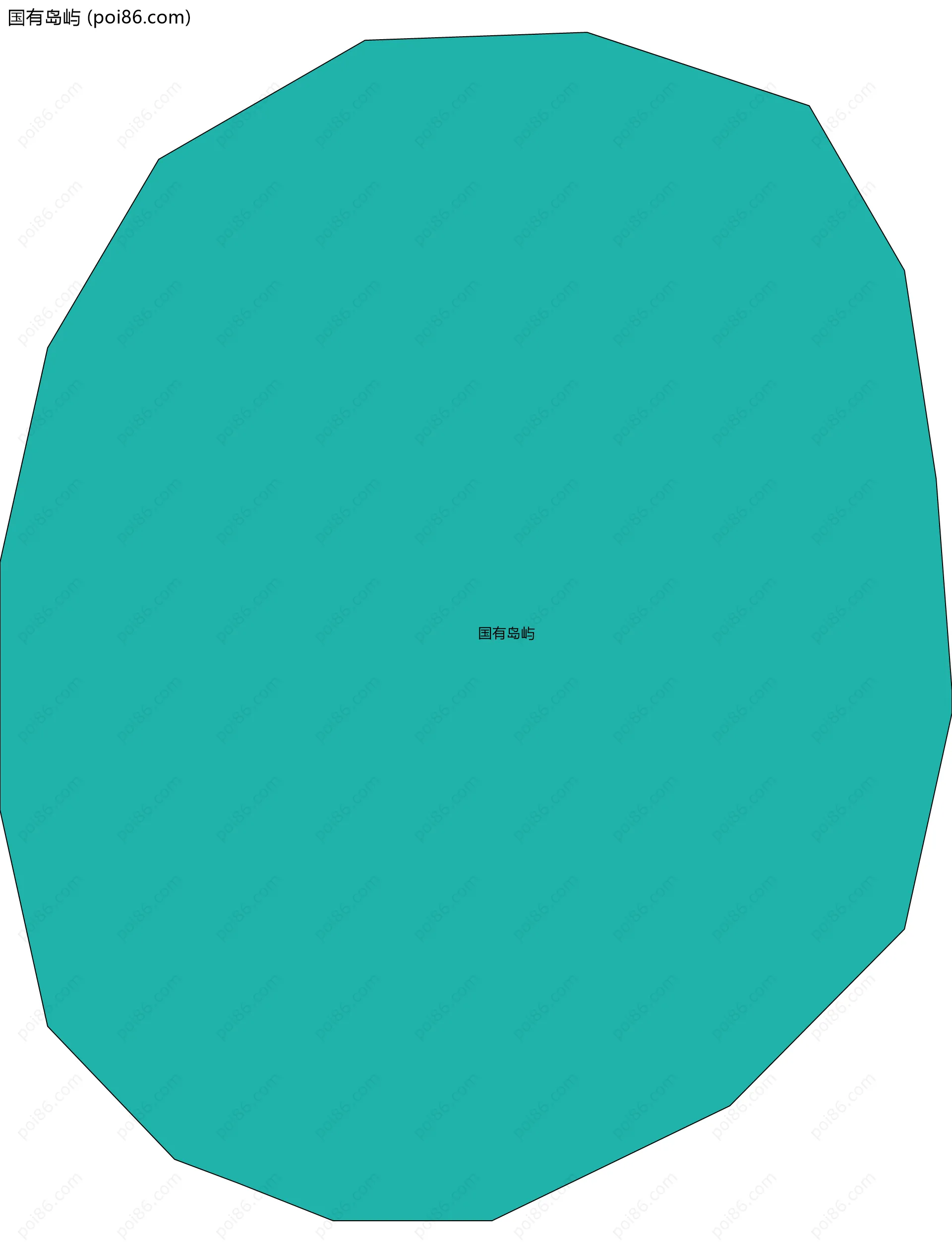 国有岛屿边界地图