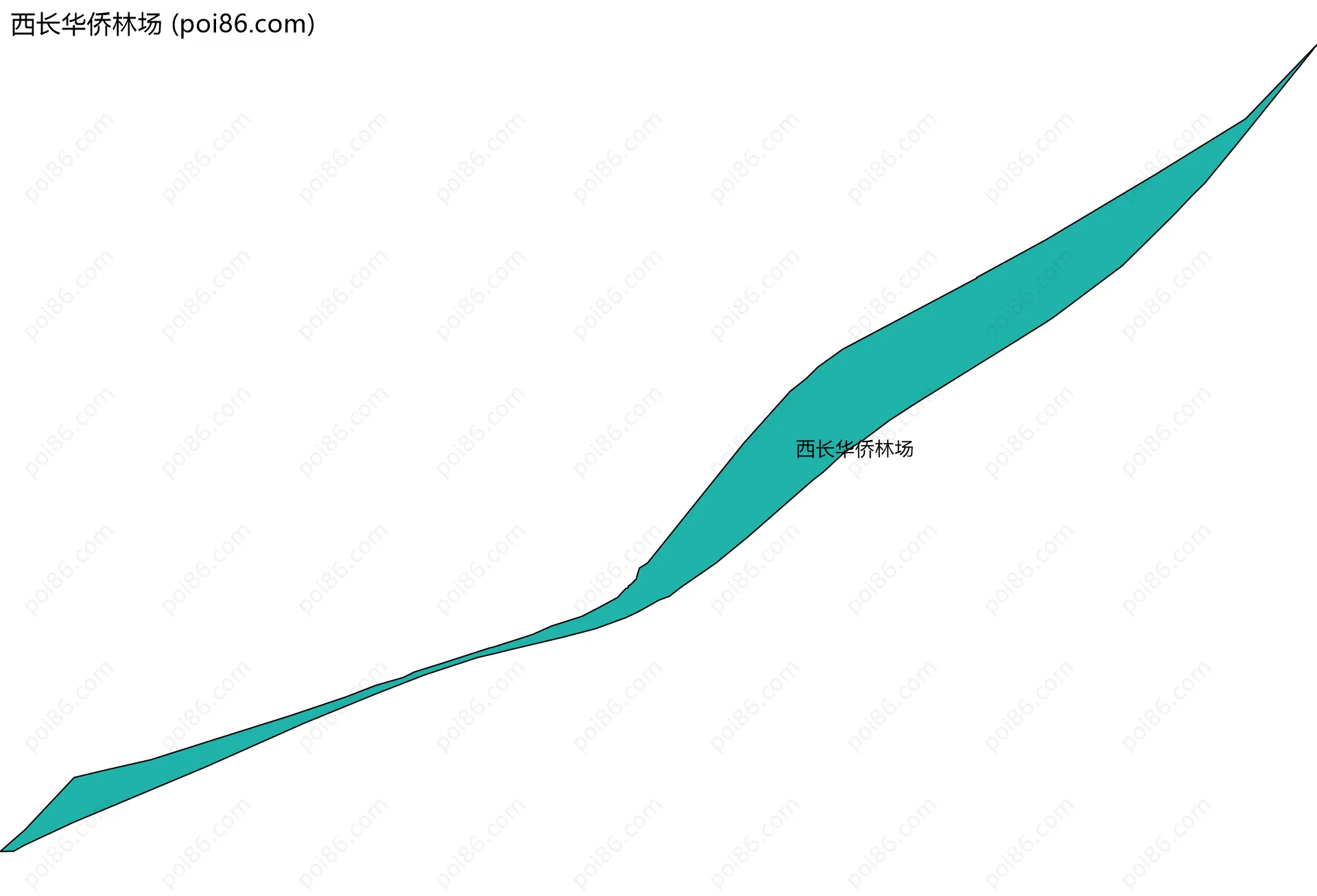 西长华侨林场边界地图