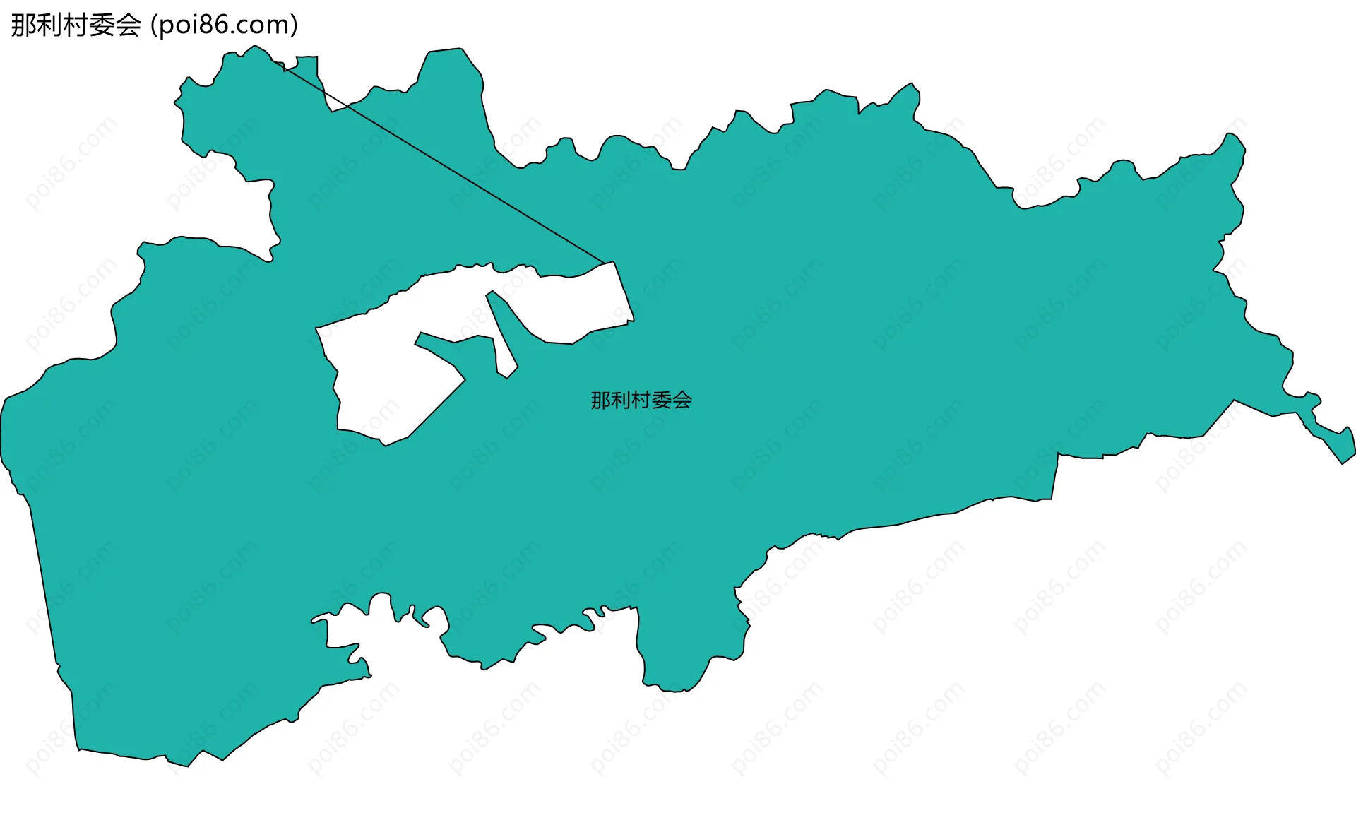 那利村委会边界地图