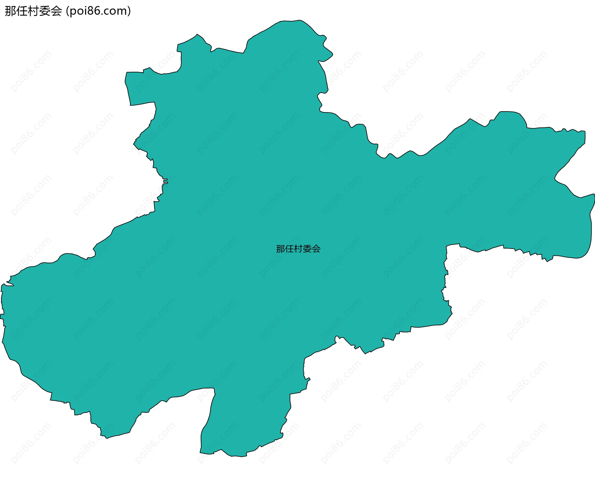 那任村委会边界地图