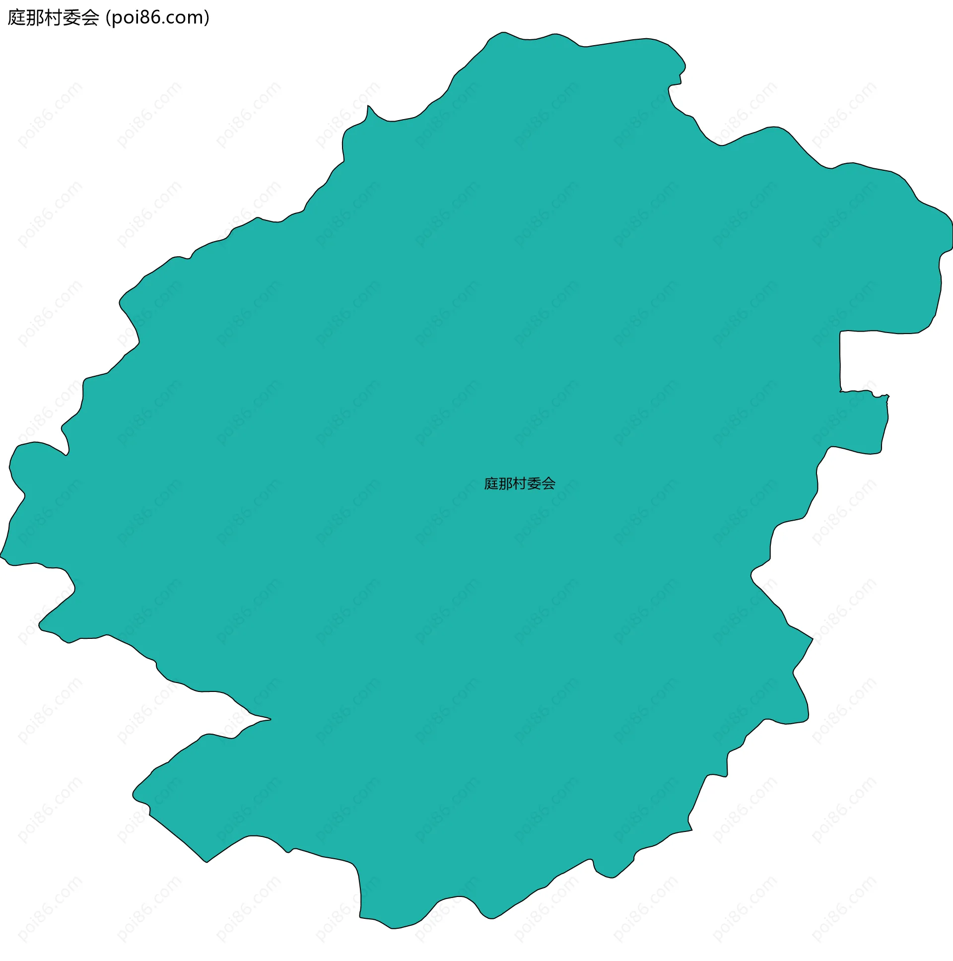 庭那村委会边界地图