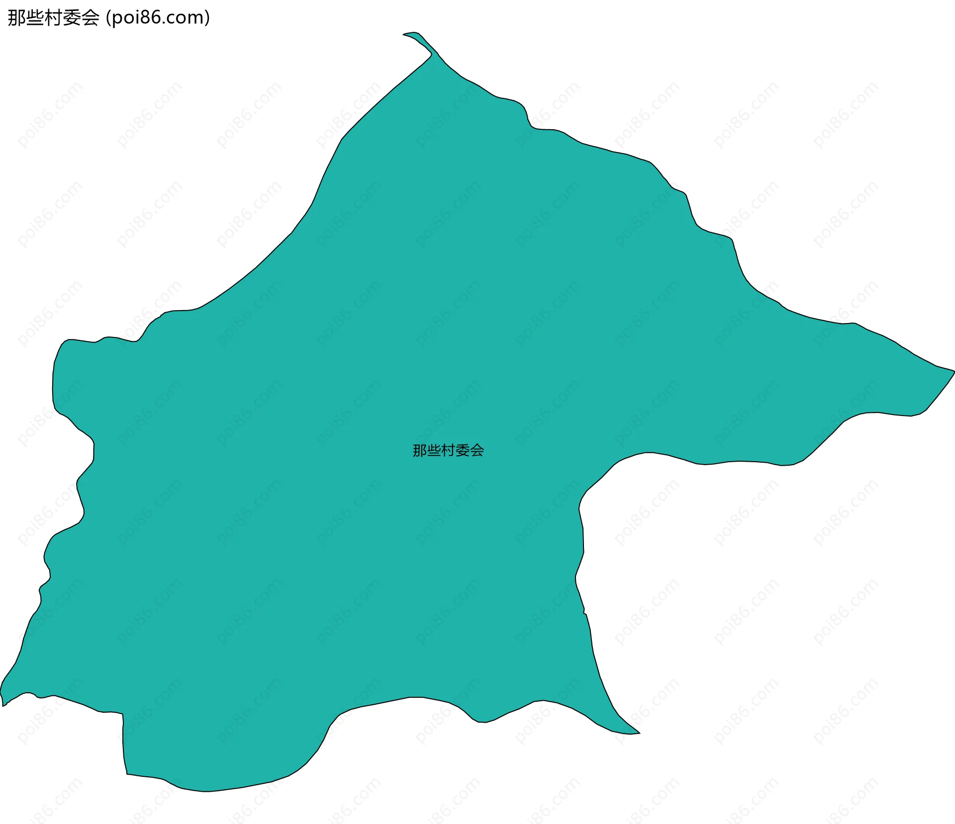 那些村委会边界地图