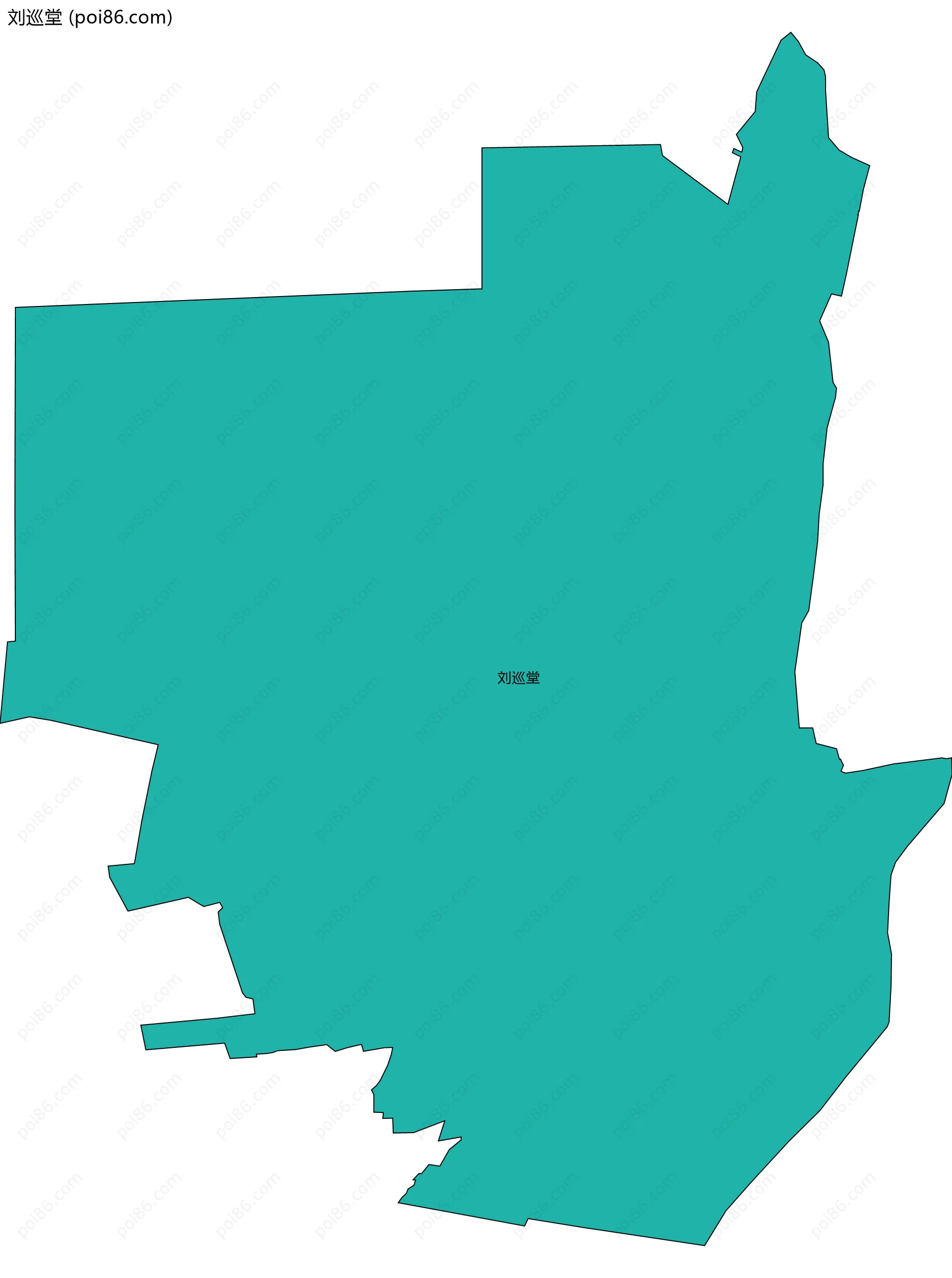 刘巡堂边界地图