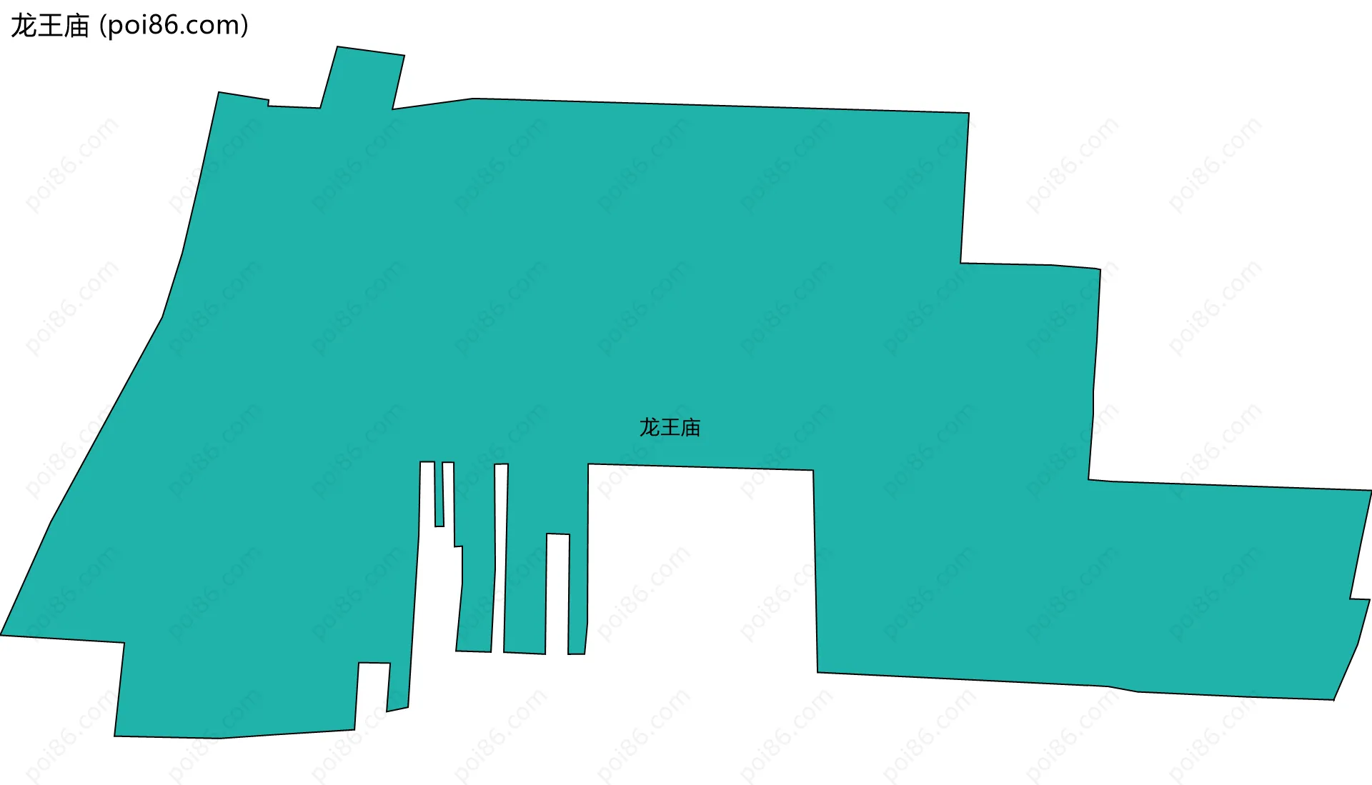 龙王庙边界地图