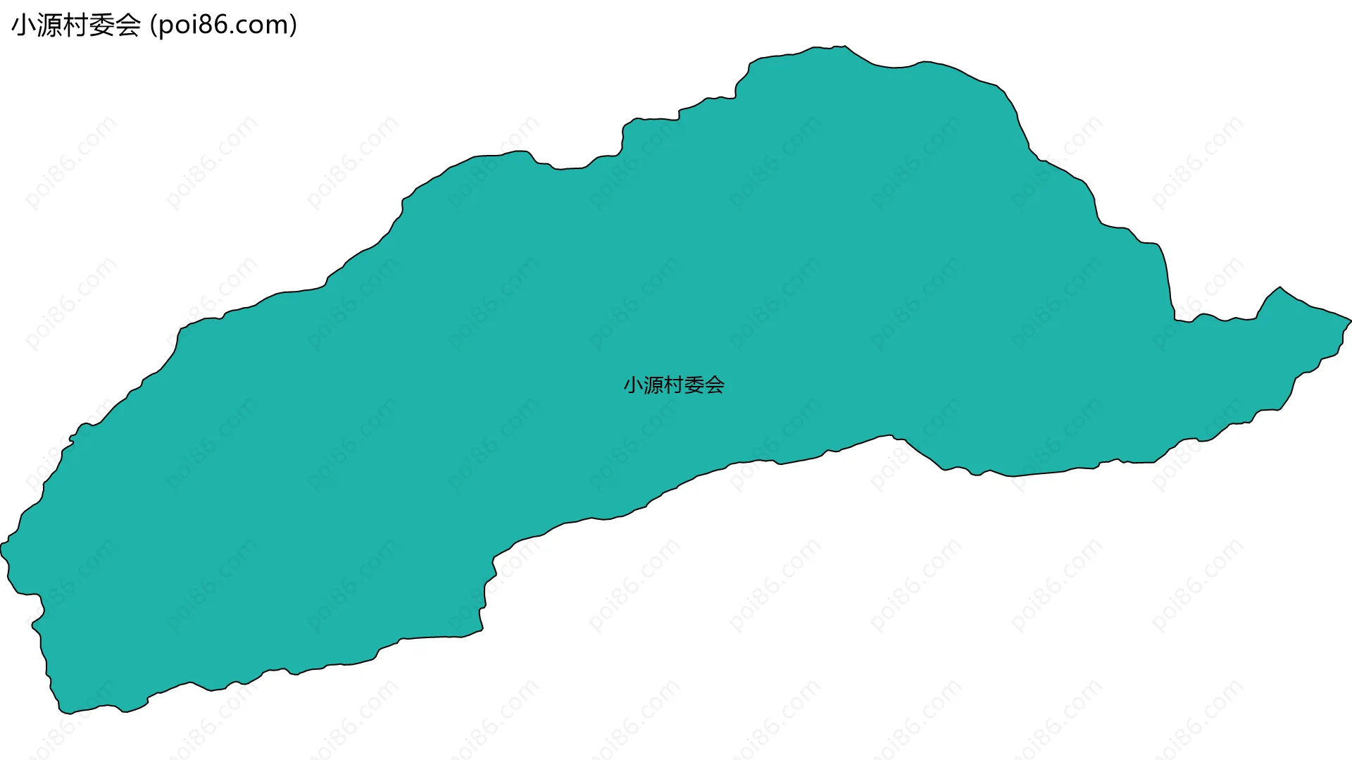 小源村委会边界地图