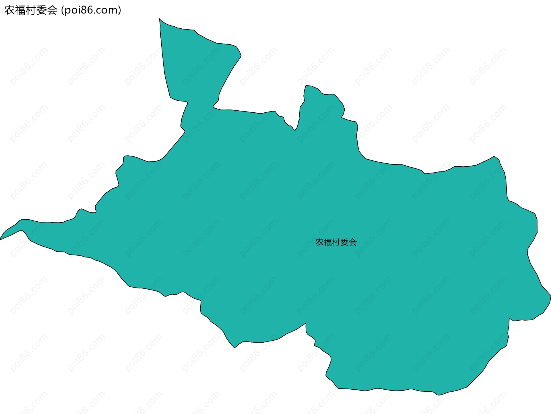 农福村委会边界地图