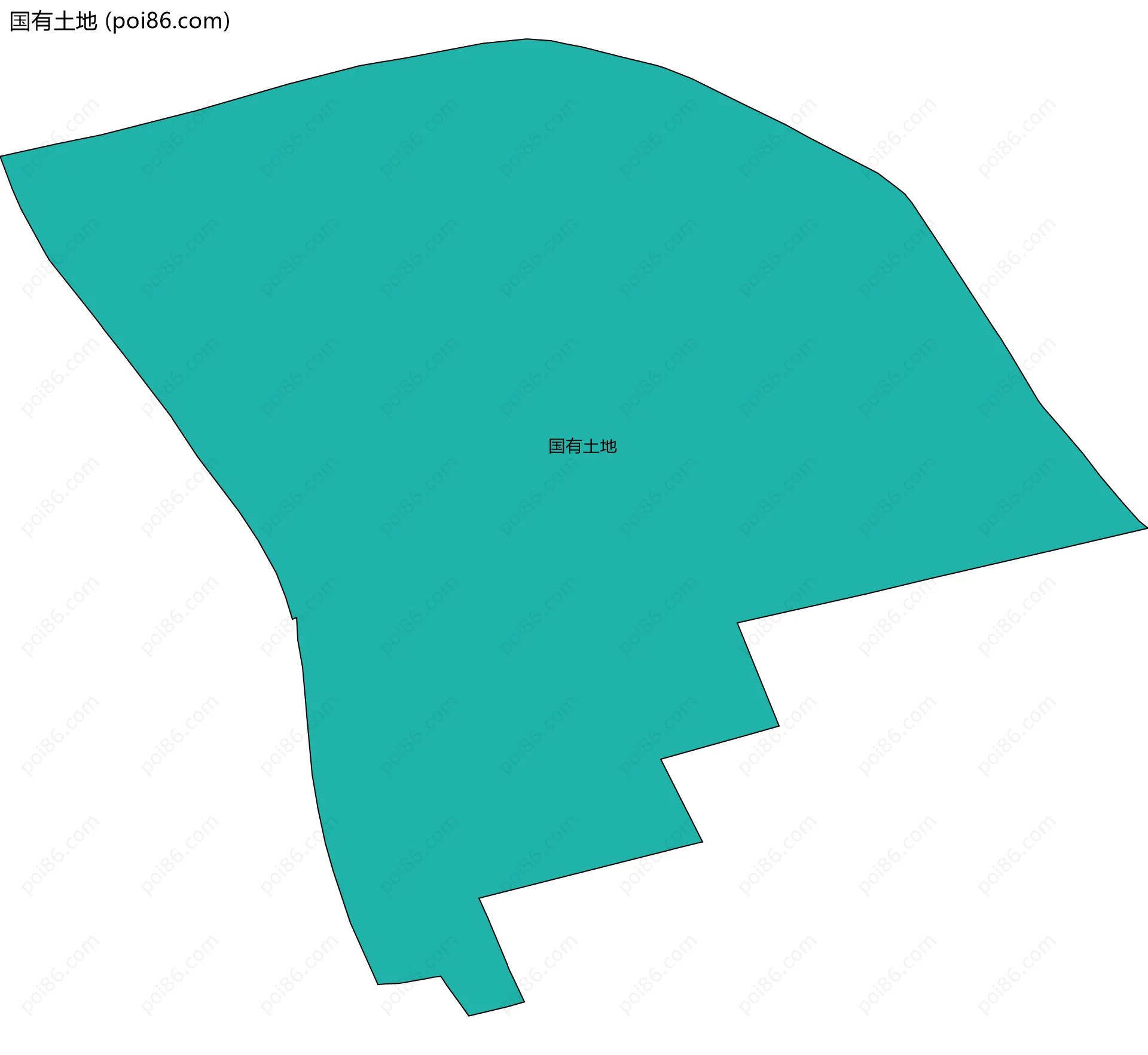 国有土地边界地图