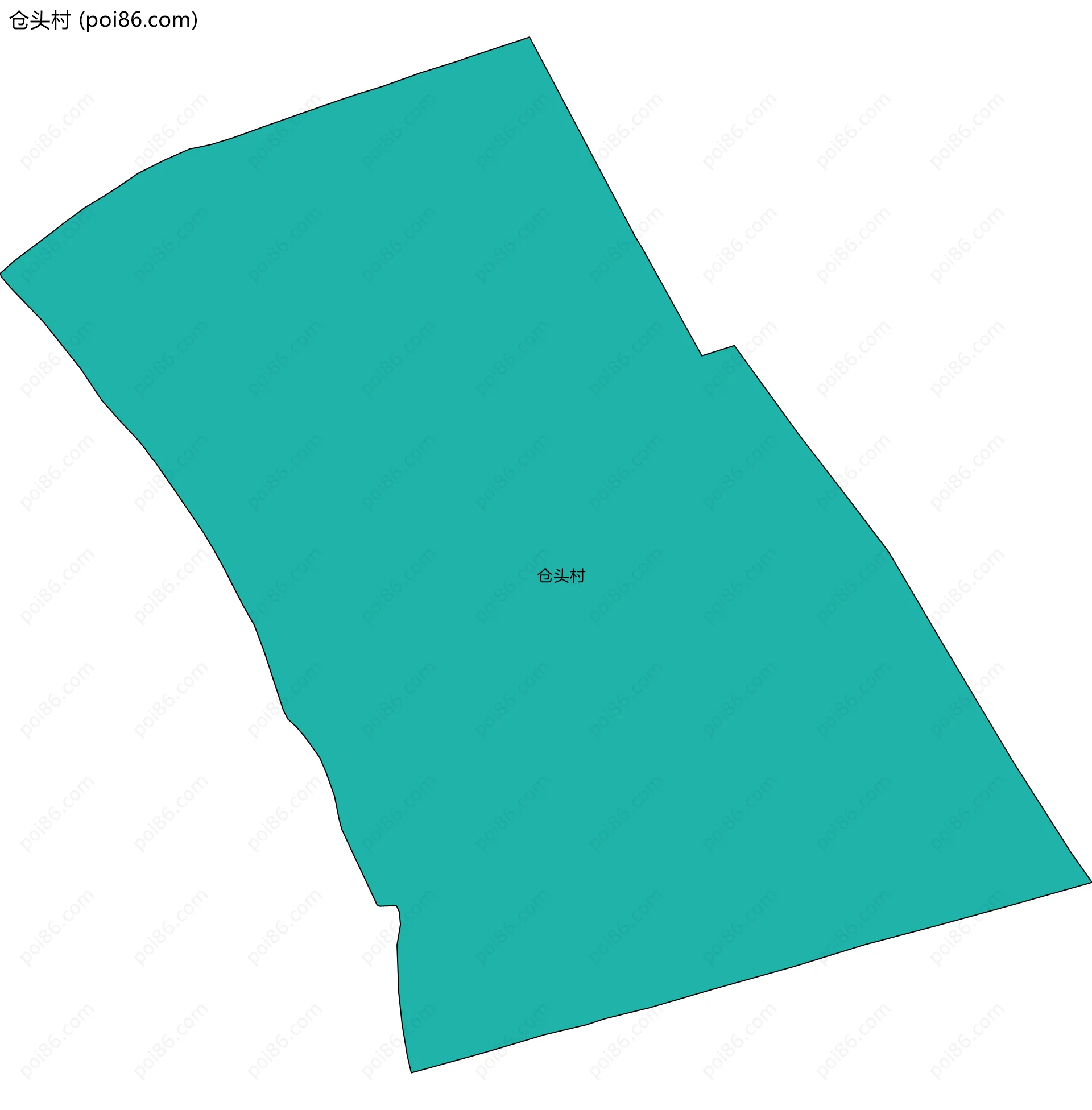 仓头村边界地图