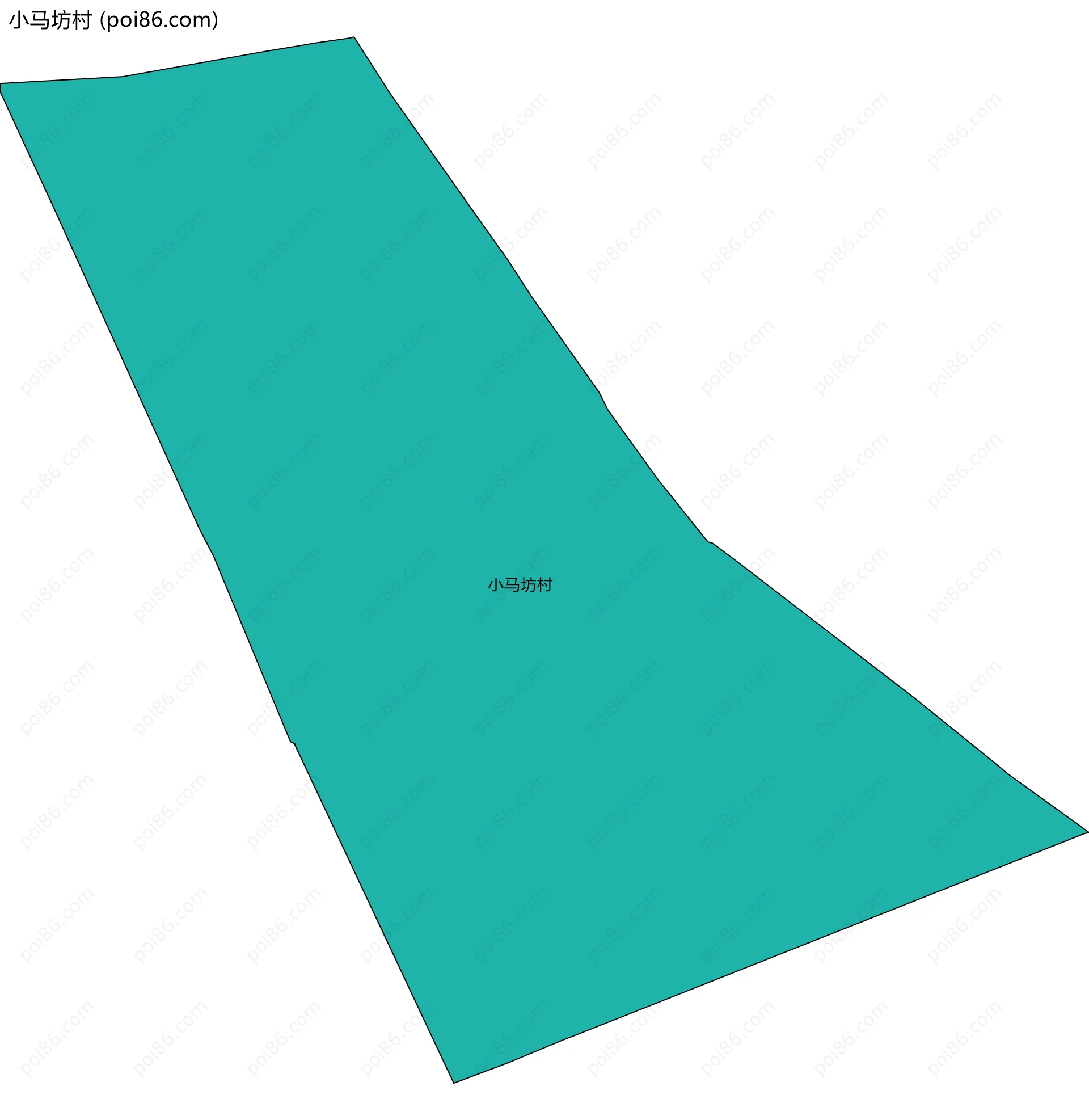 小马坊村边界地图