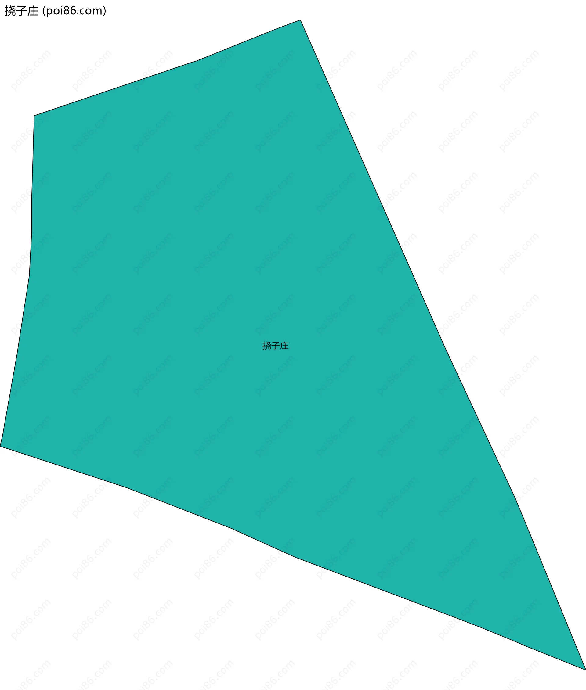 挠子庄边界地图