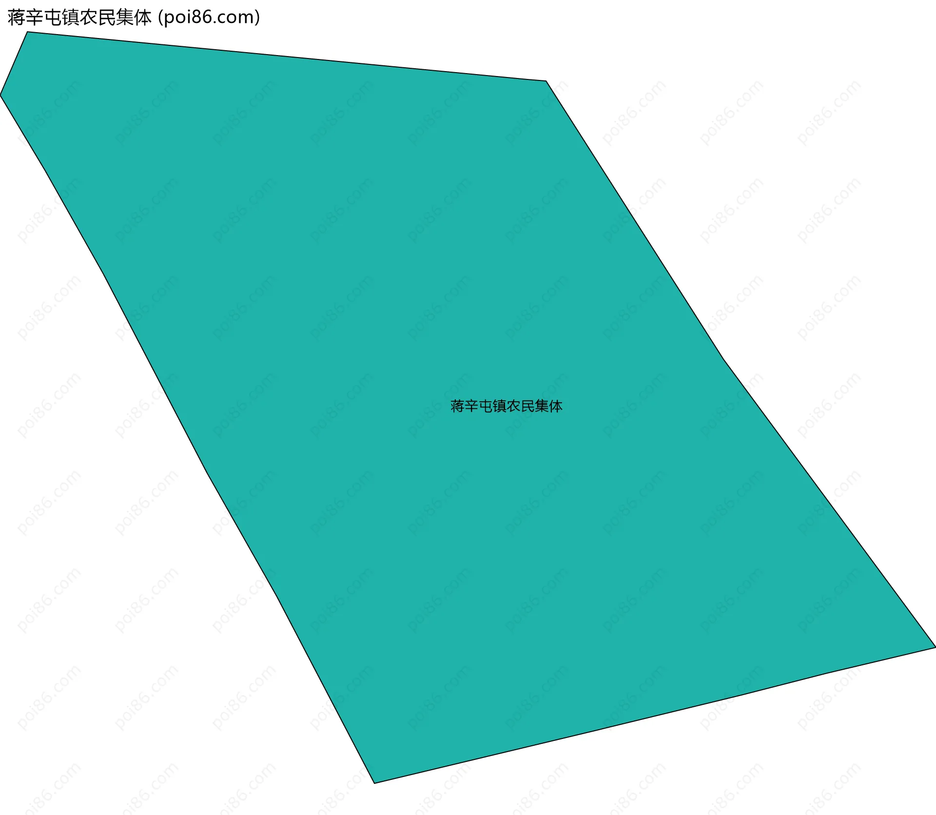 蒋辛屯镇农民集体边界地图