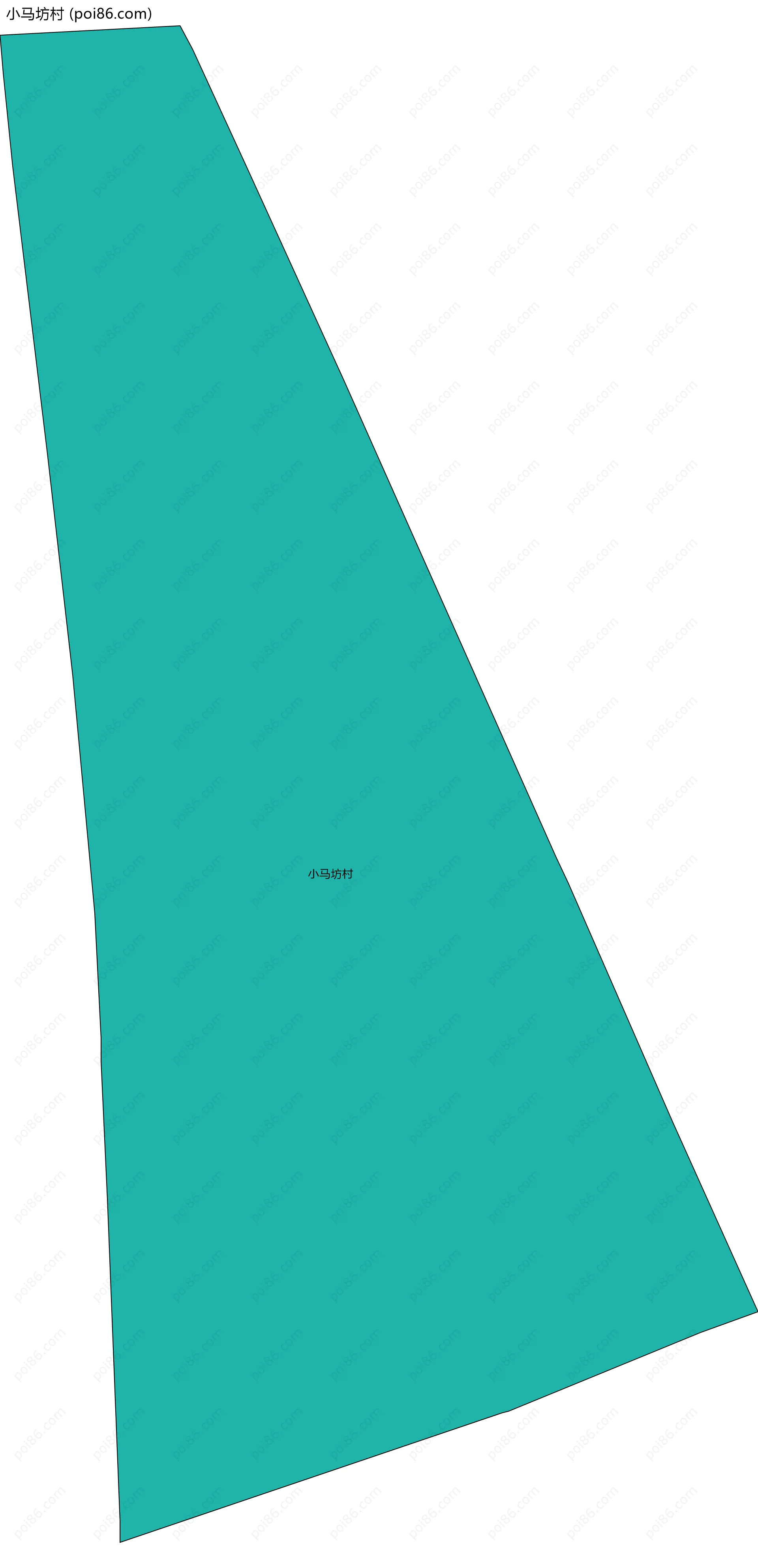 小马坊村边界地图