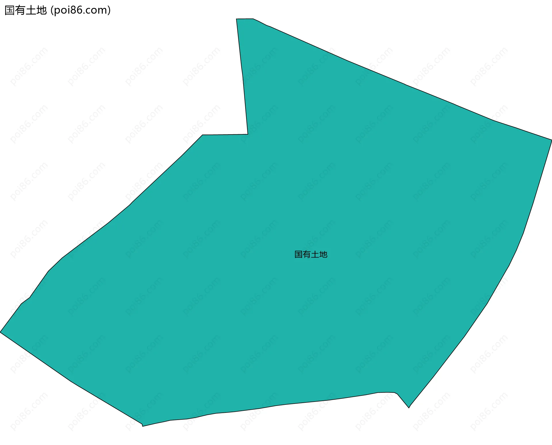 国有土地边界地图