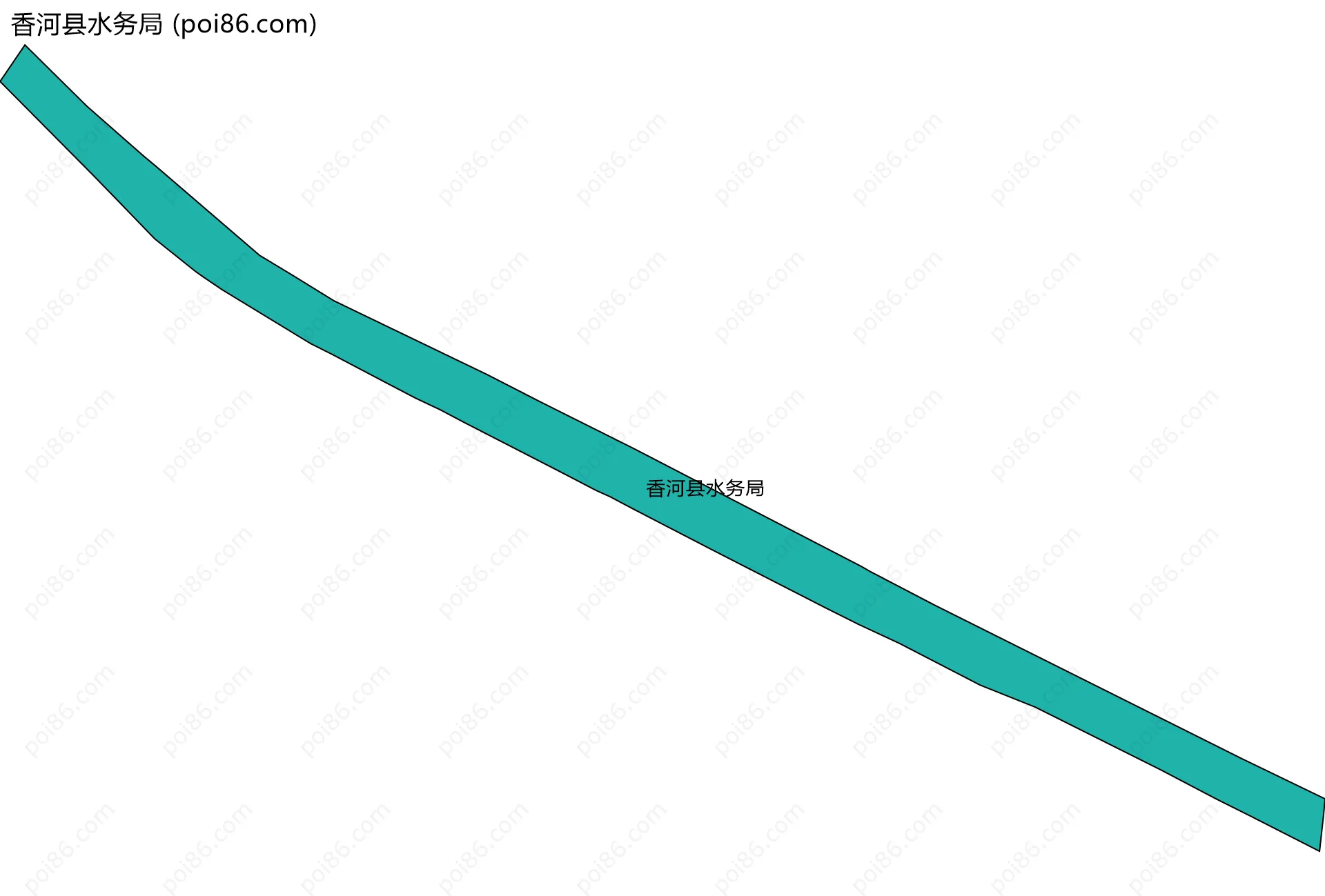 香河县水务局边界地图