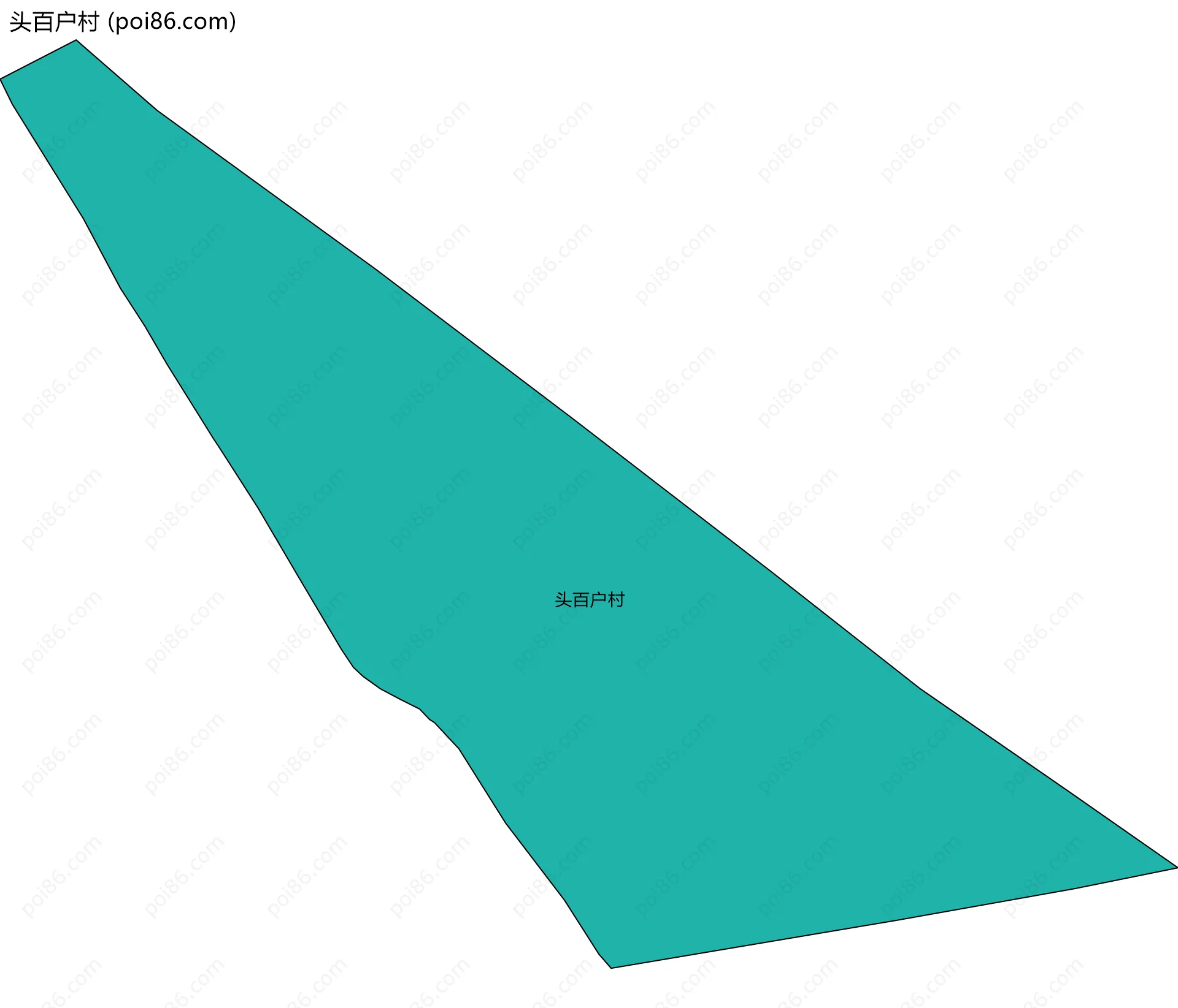 头百户村边界地图