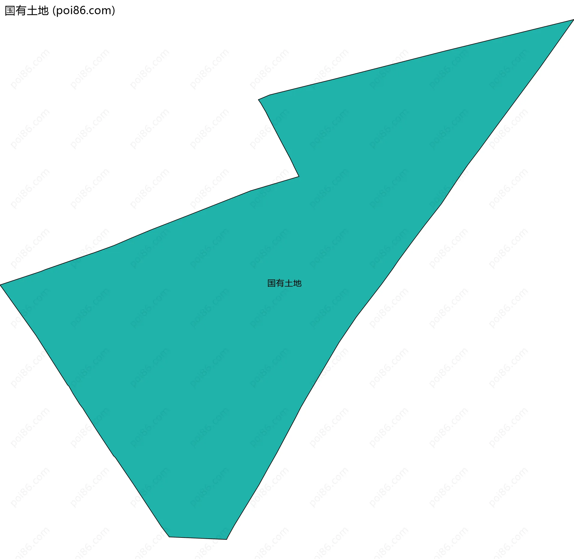 国有土地边界地图