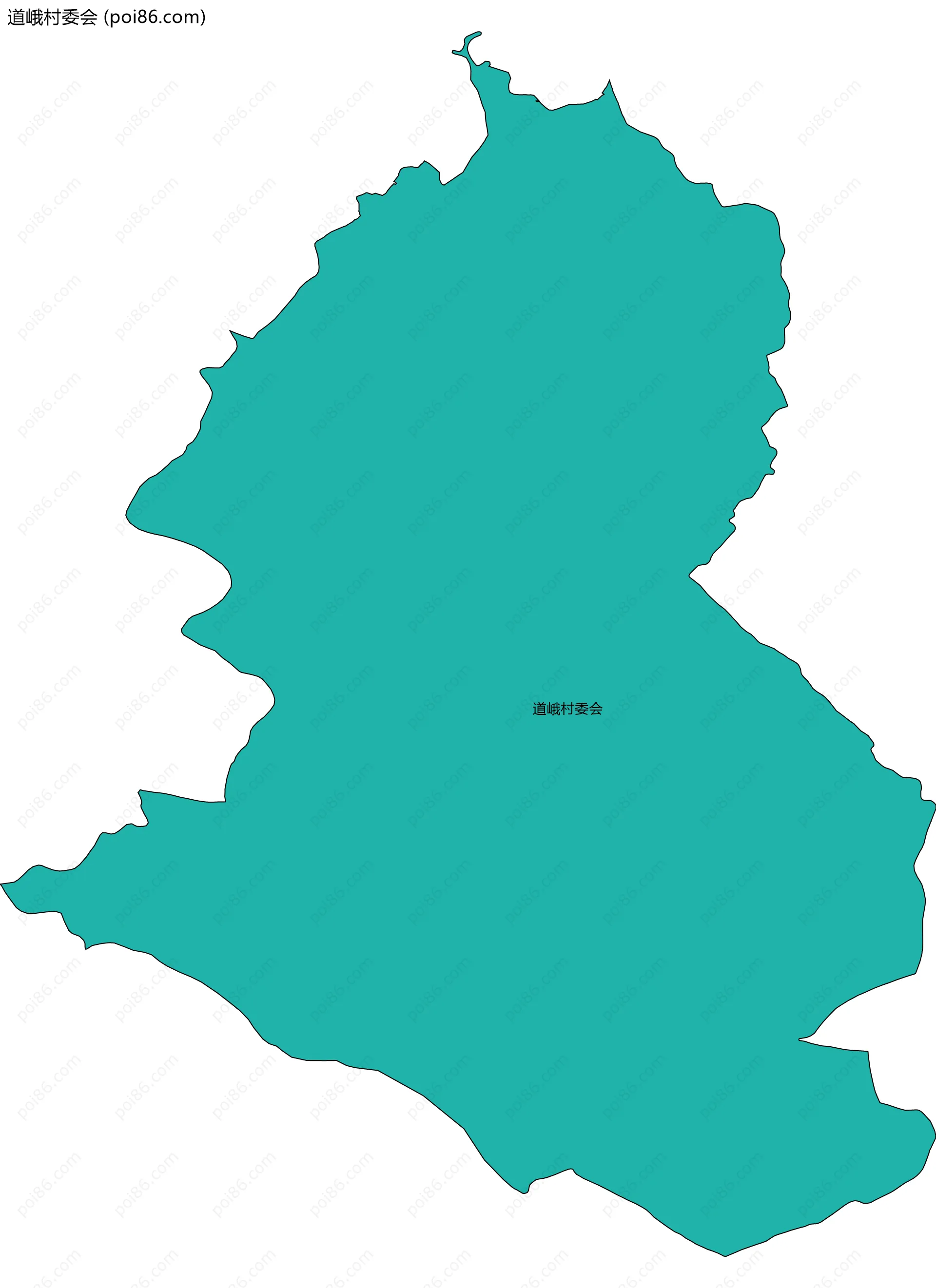 道峨村委会边界地图