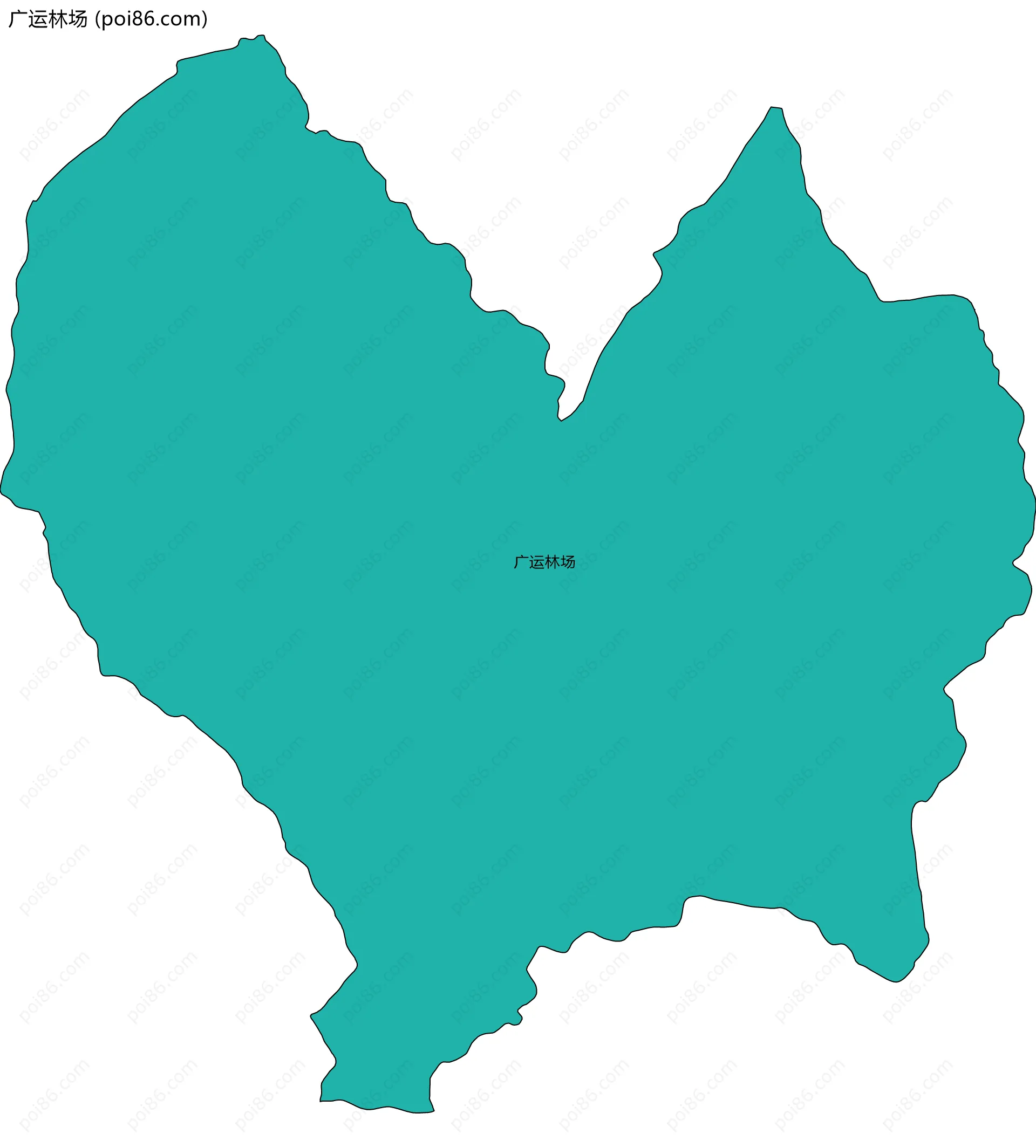 广运林场边界地图