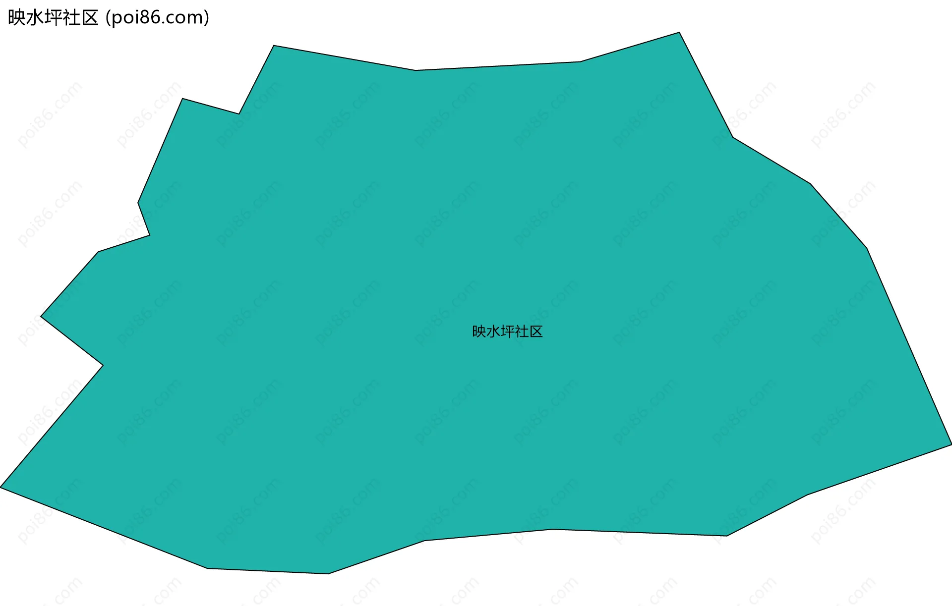 映水坪社区边界地图