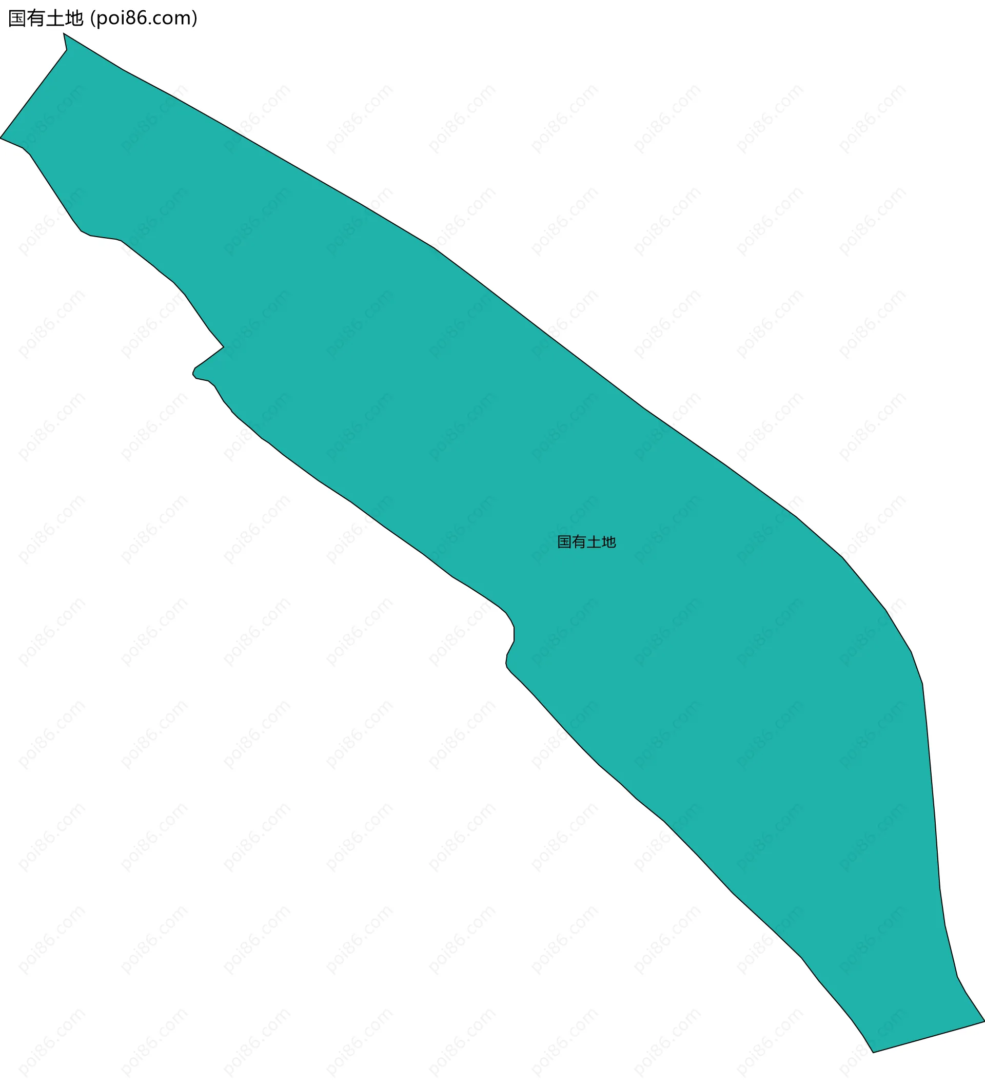 国有土地边界地图