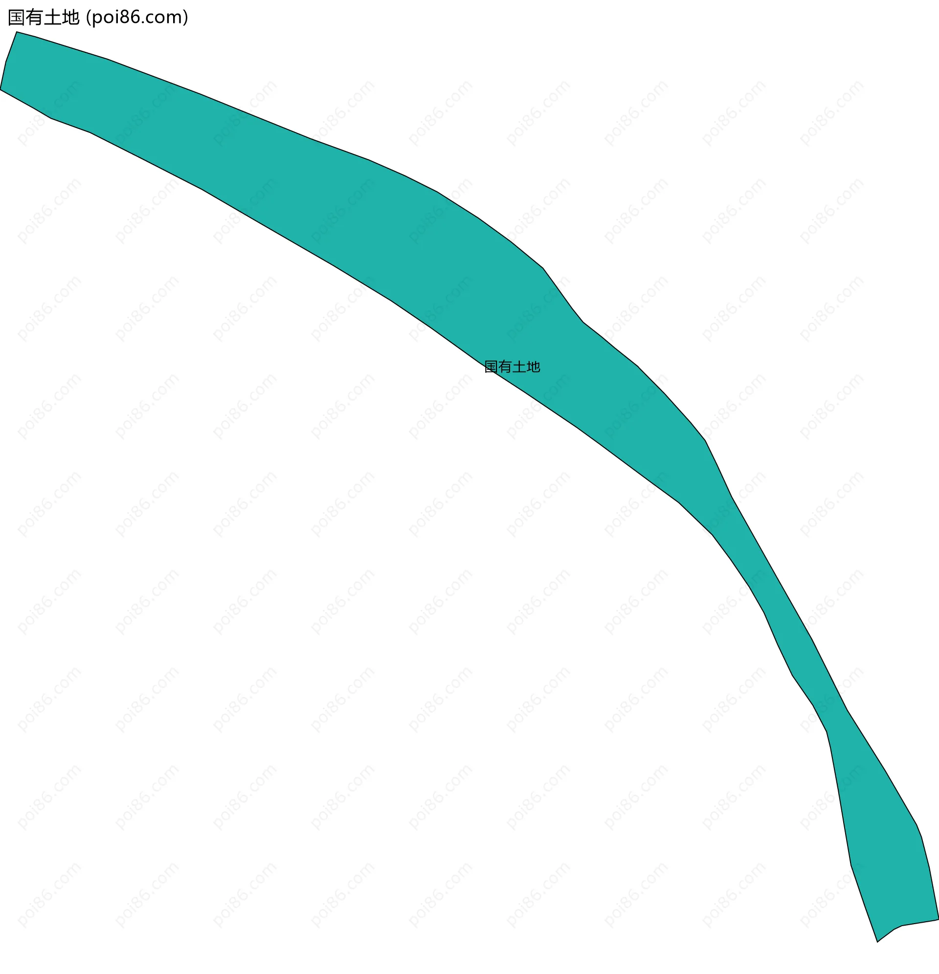 国有土地边界地图