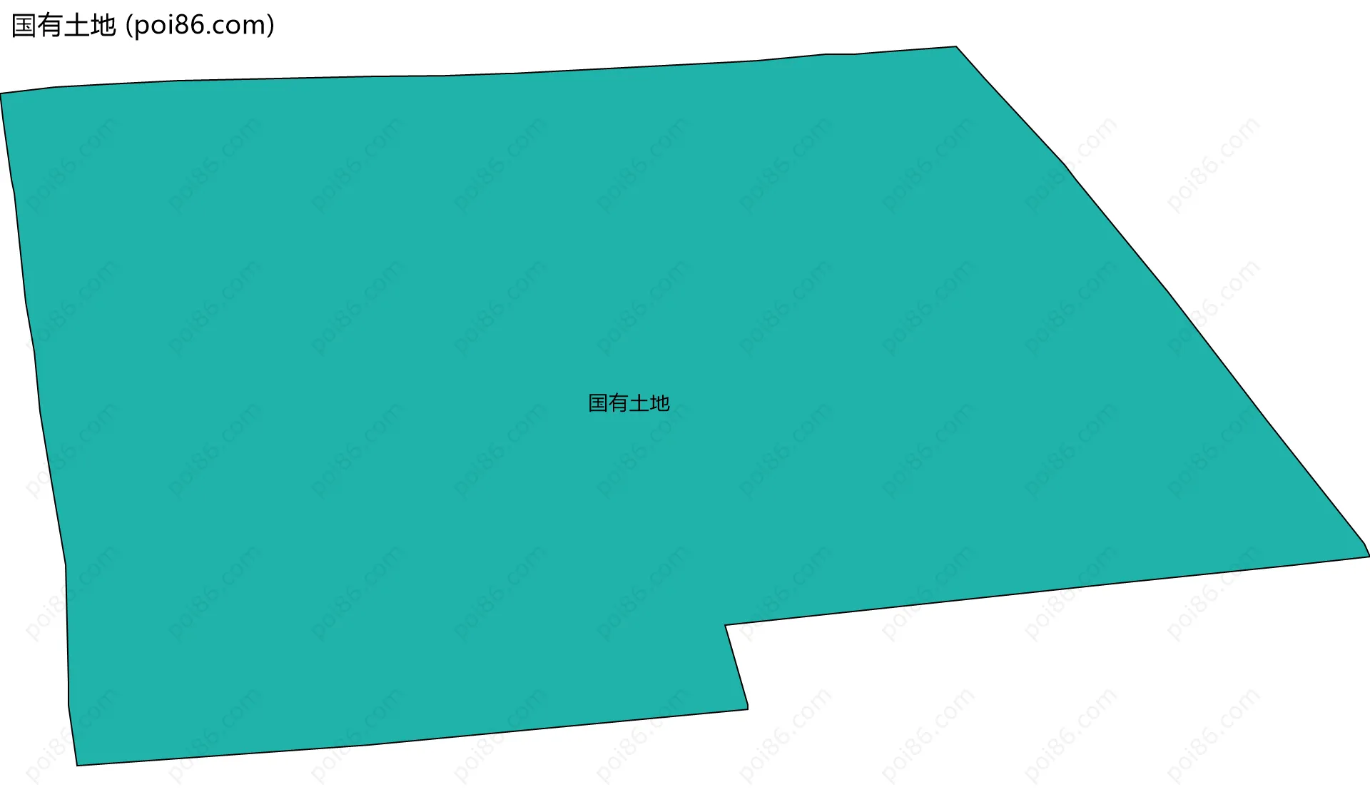 国有土地边界地图