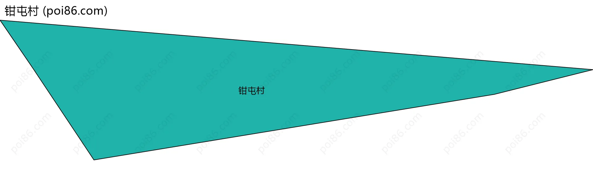 钳屯村边界地图