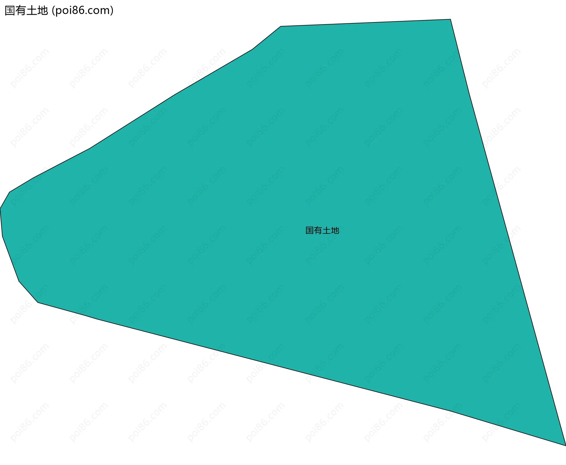 国有土地边界地图