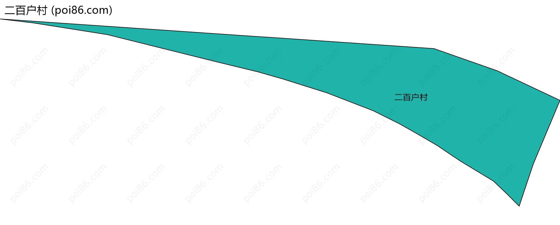 二百户村边界地图