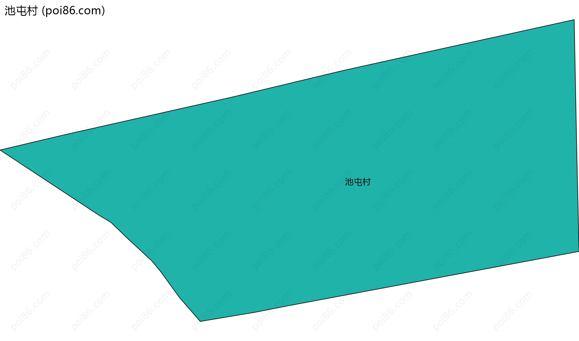 池屯村边界地图